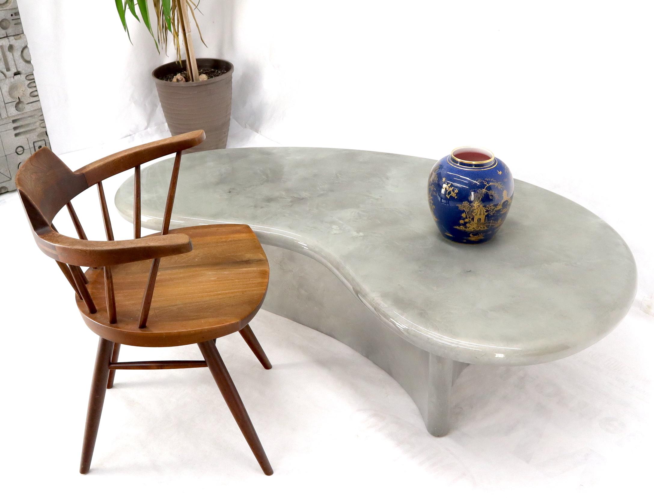 organic shaped coffee table