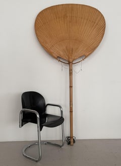 Grand lampadaire organique "Uchiwa I" par Ingo Maurer, 1974