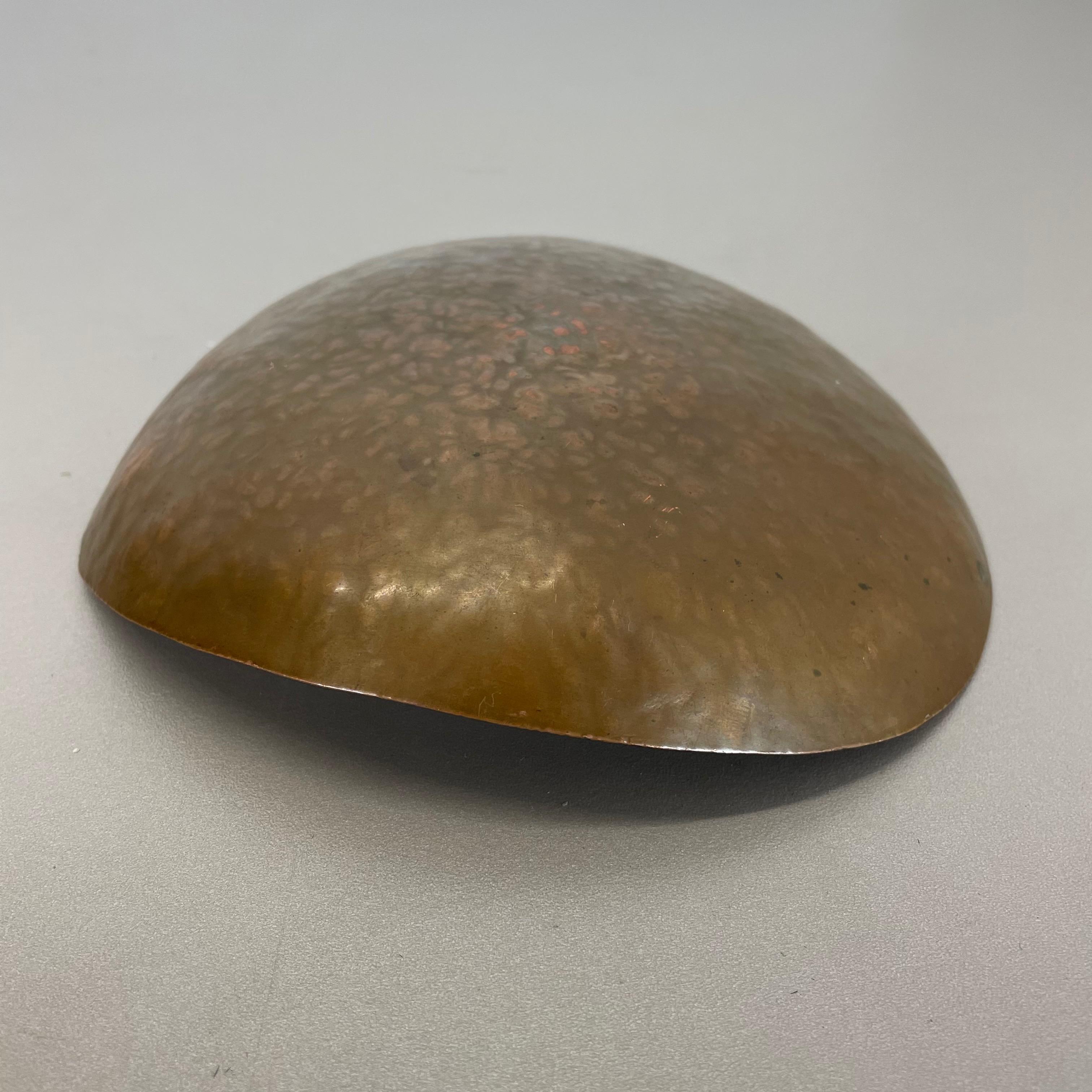 Organic Leaf Copper Plate Desk Element Auböck Hagenauer Era, Austria, 1950s For Sale 9