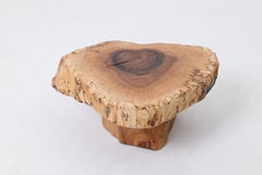 Organic, Live-Edge, Side Table, Walnut, Handmade By Logniture