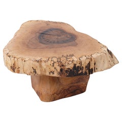 Organic, Live-Edge, Side Table, Walnut, Handmade By Logniture