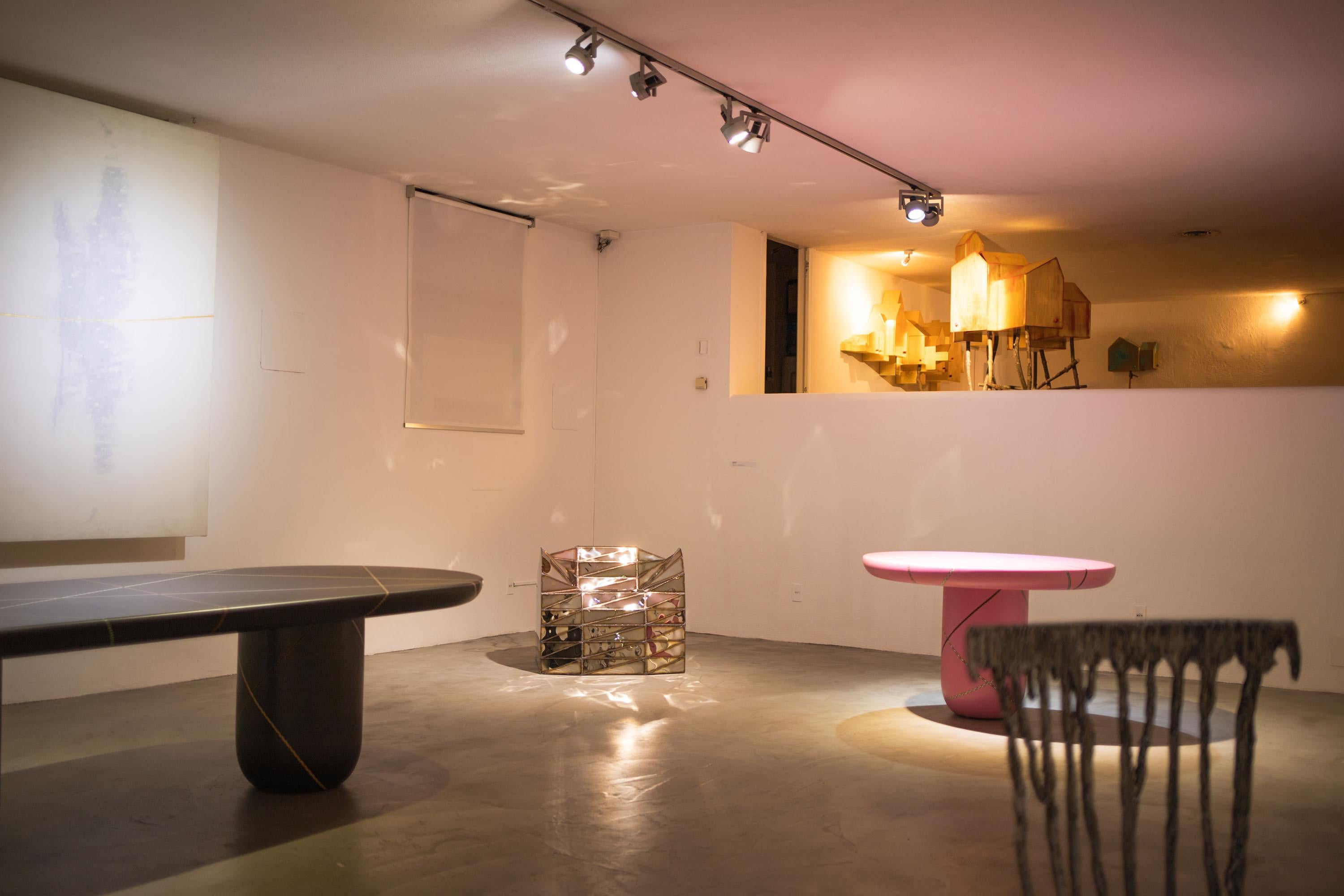 Organic Loop Chair en acier inoxydable soudé poli miroir par Julian Mayor en vente 3