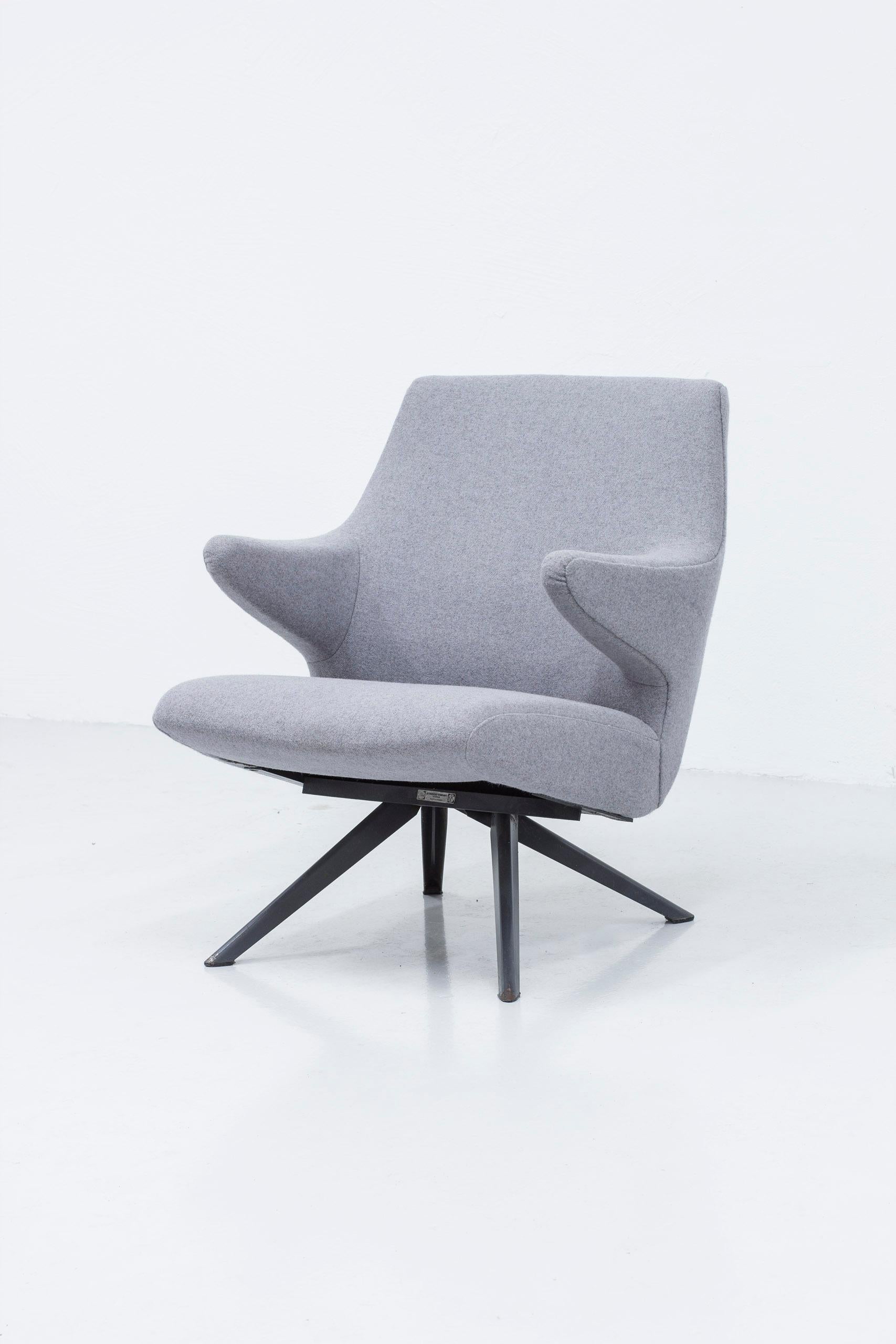 Organic Lounge Chair by Bengt Ruda, Nordiska Kompaniet, Sweden, Ca 1955 5