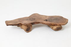 Organic, Low-Profile, Live-Edge, Side Table, Walnut, Handmade By Logniture