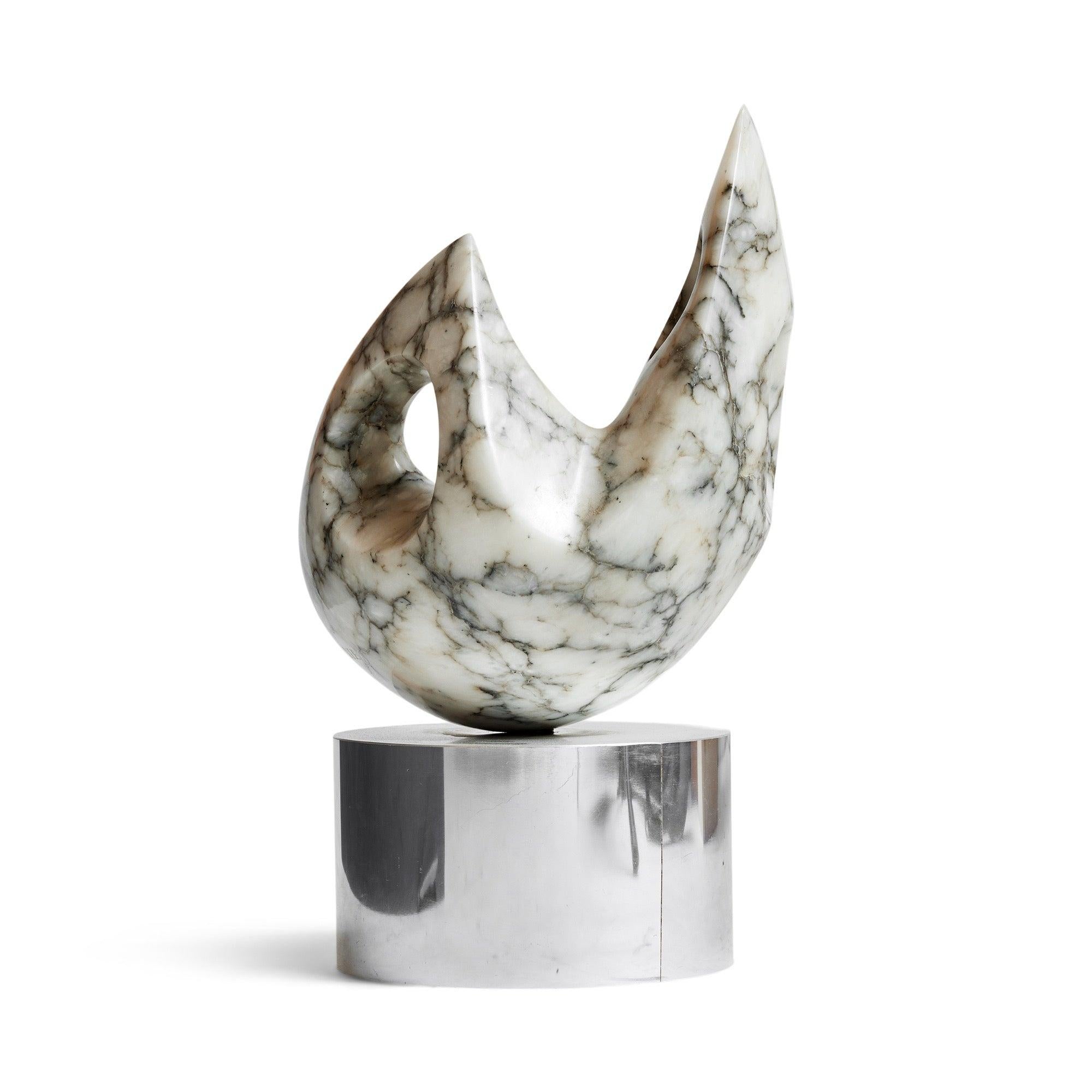 American Organic Marble Sculpture by Victoria Blumberg For Sale