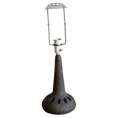 Organic Mid-Century Brutalist Ceramic Table Lamp