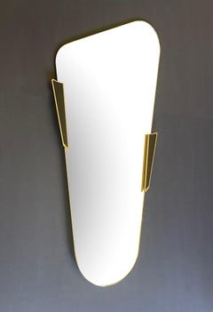 Organic Mid-Century Mirror Asymmetrical Shape 50s - 60s, Italy