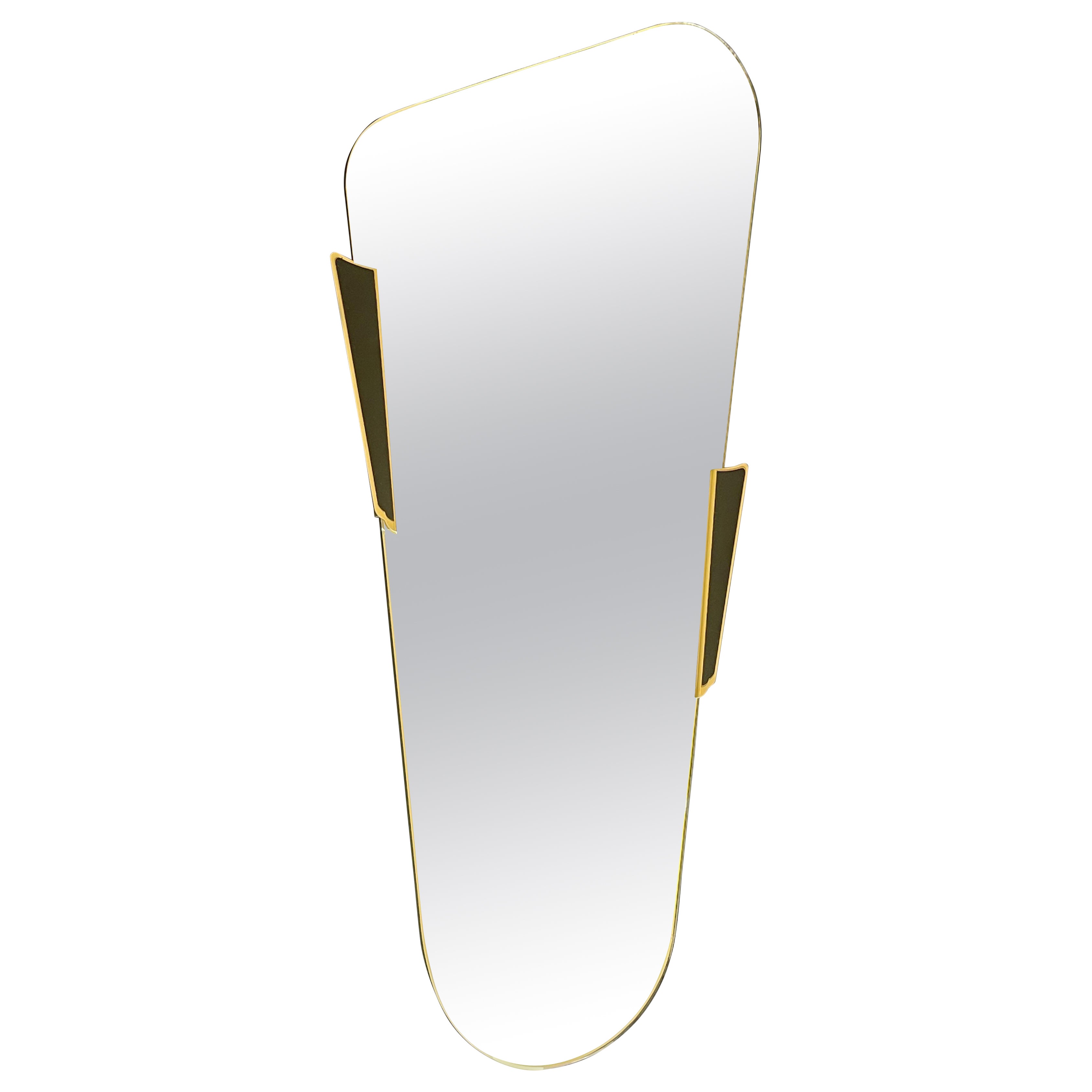 Organic Mid-Century Mirror Asymmetrical Shape 50s - 60s, Italy For Sale