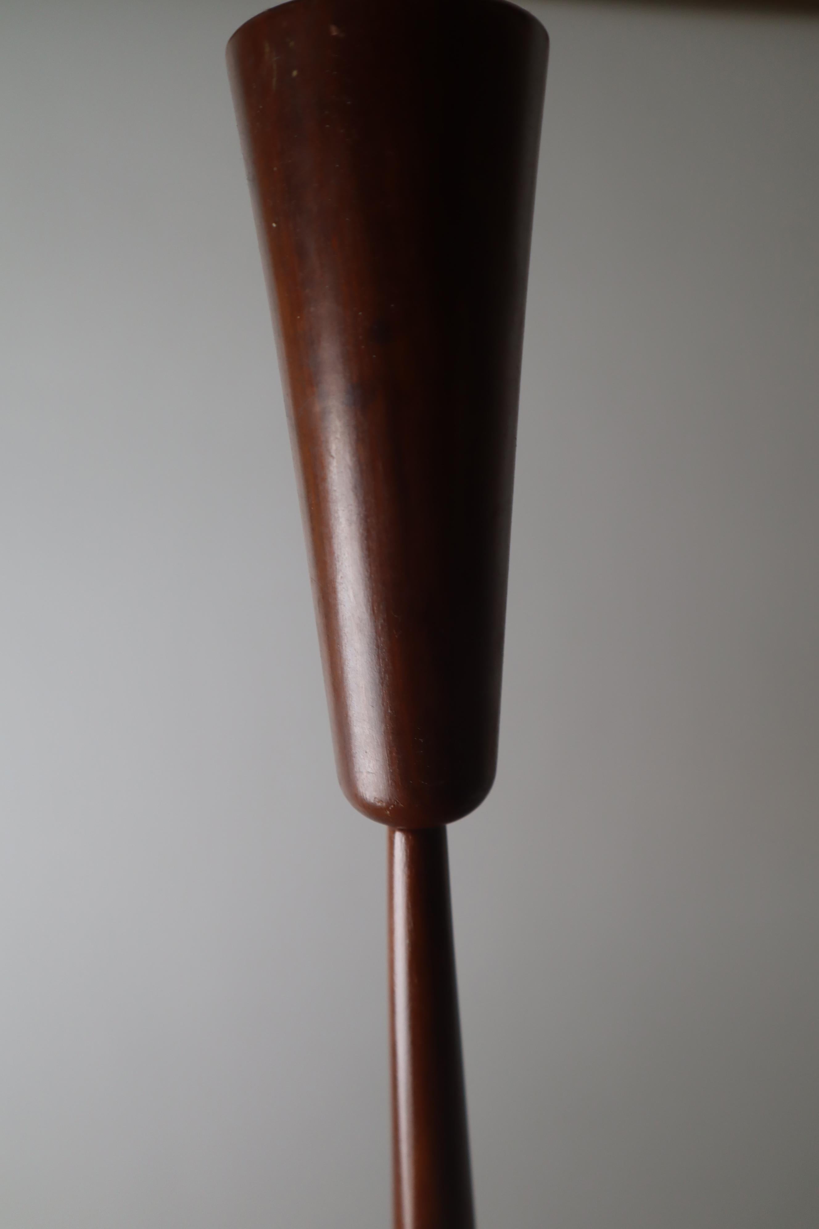 Organic Mid-Century Modern Hanging Lamp with Stained Glass Panels, Sweden 1960s For Sale 13