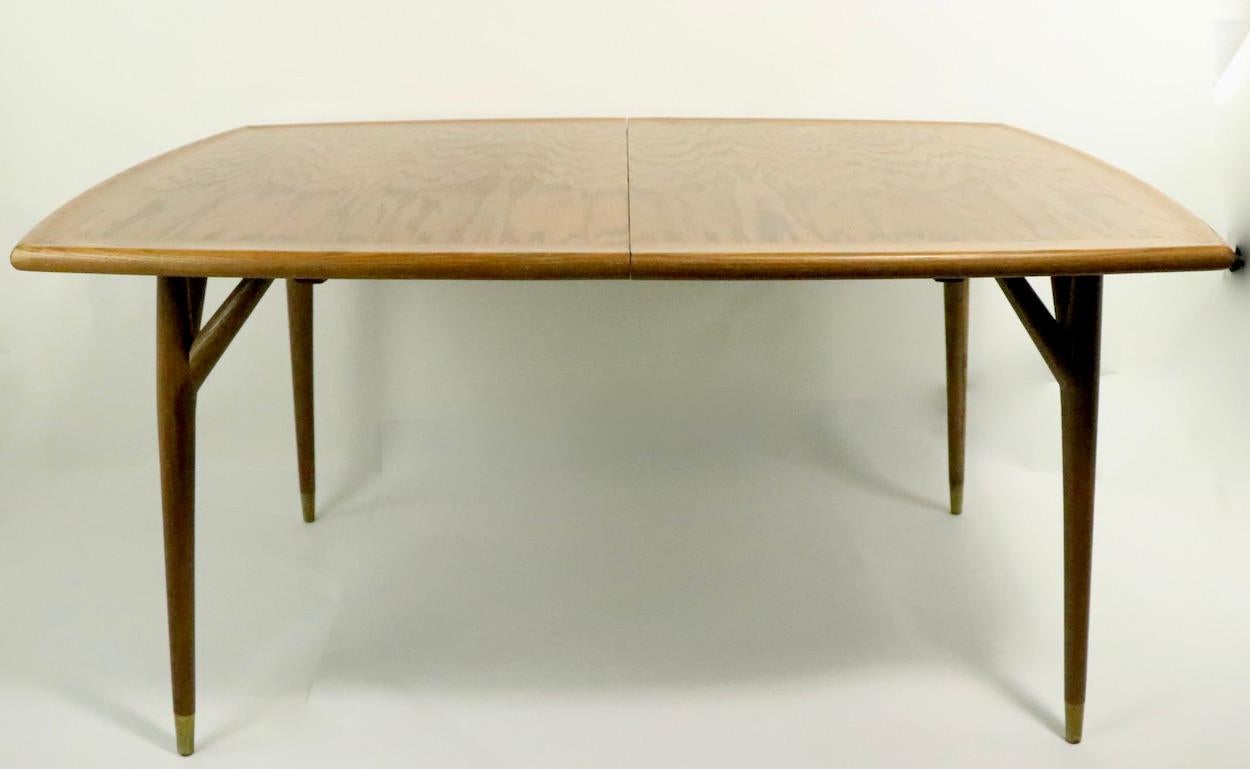 Organic Mid Century  Oak Dining Table by Jack Van der Molen for Jamestown For Sale 7