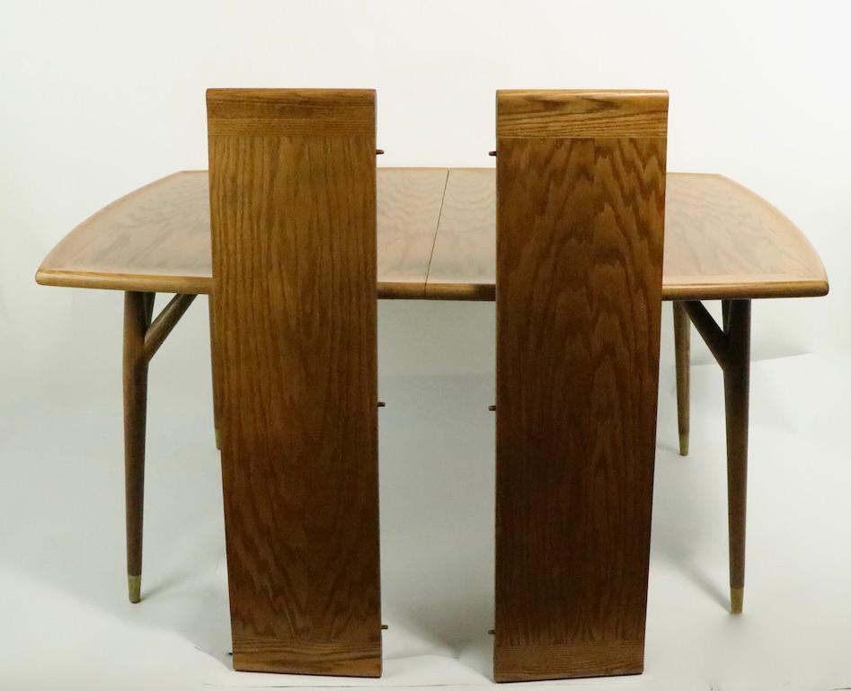 Organic Mid Century  Oak Dining Table by Jack Van der Molen for Jamestown For Sale 1