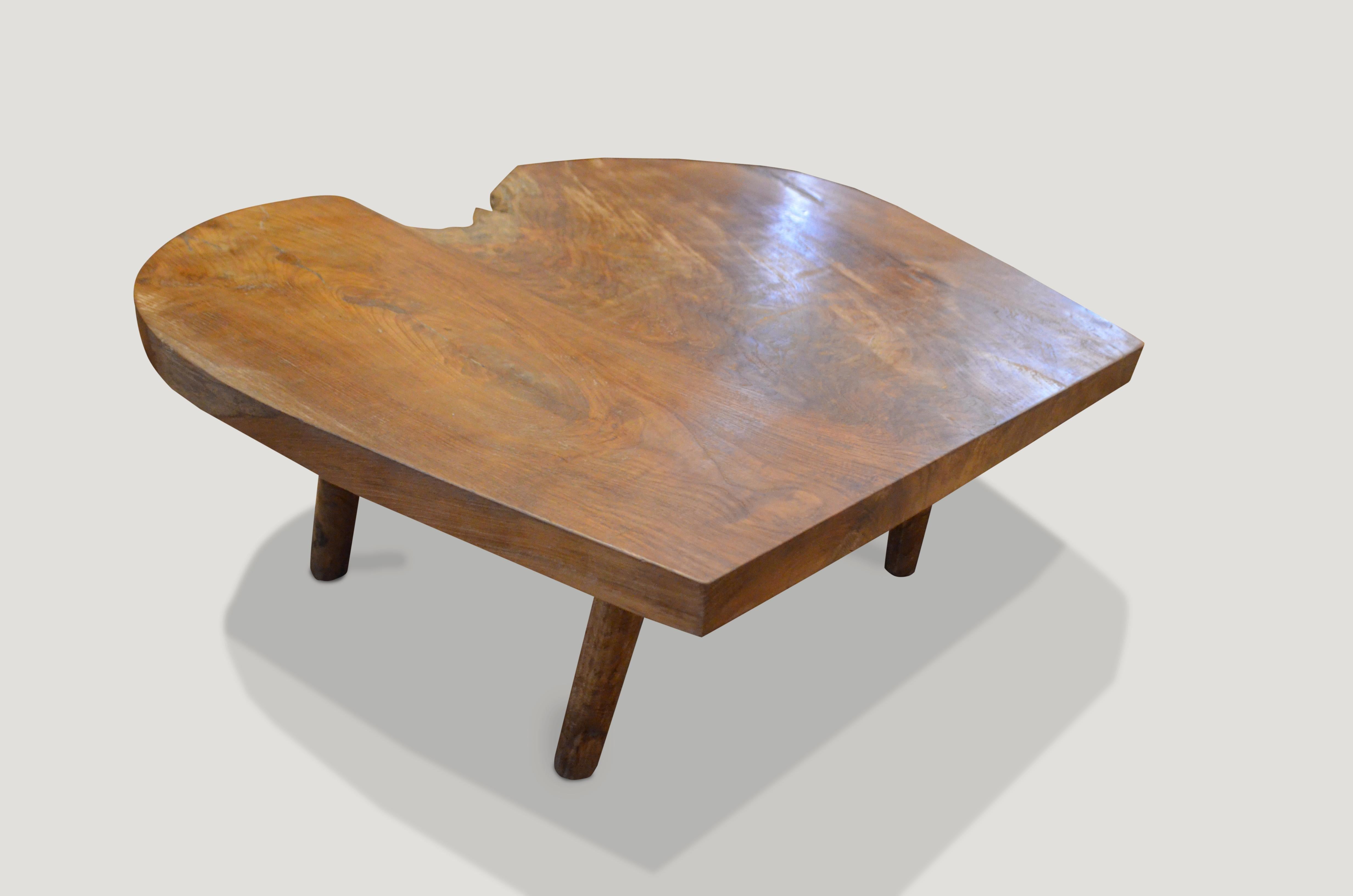 organic wood coffee table