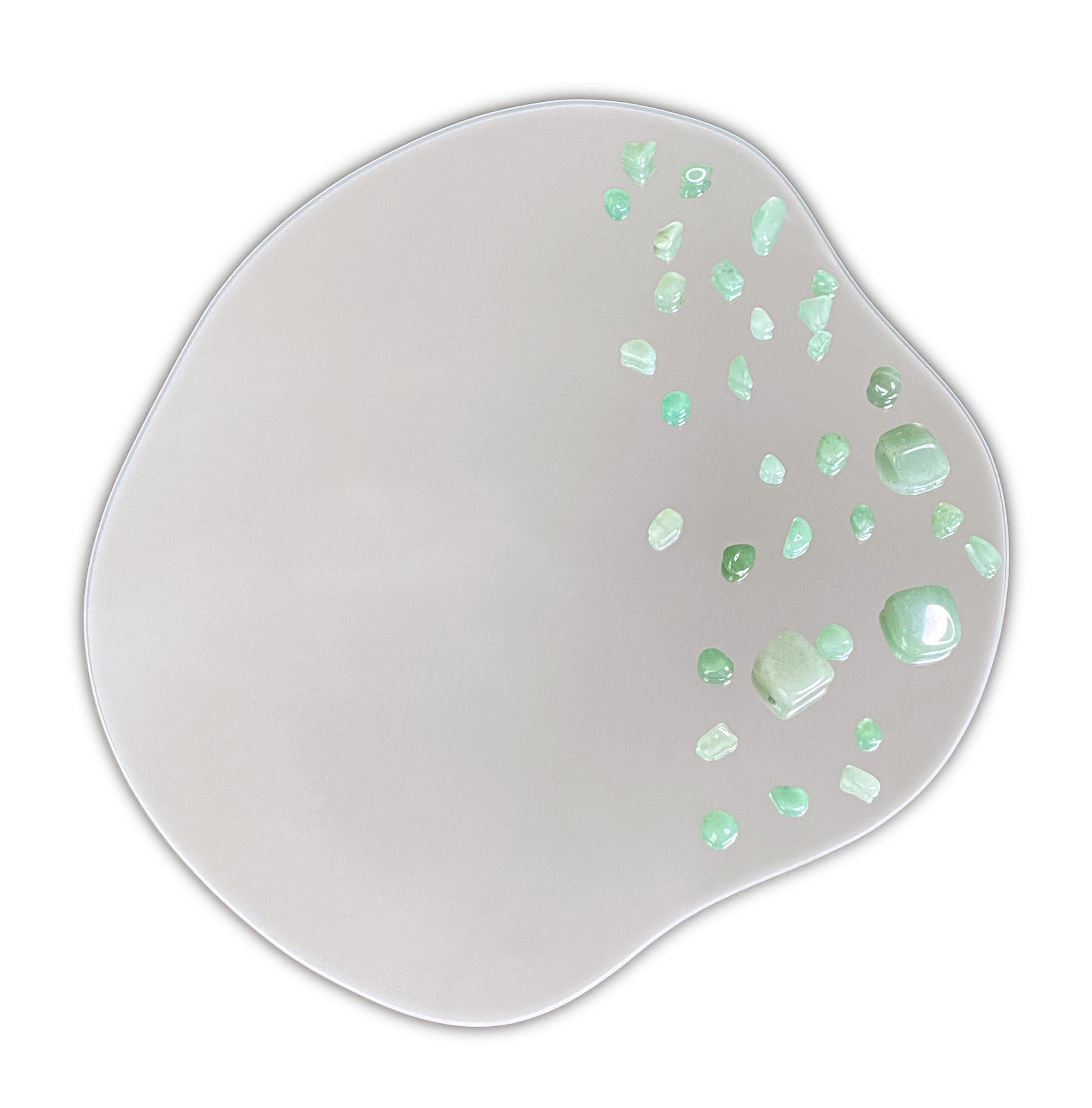 Swiss Organic mirrored tray For Sale
