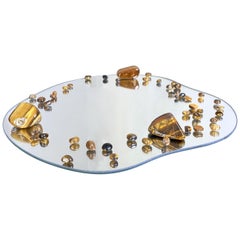 Organic mirrored tray