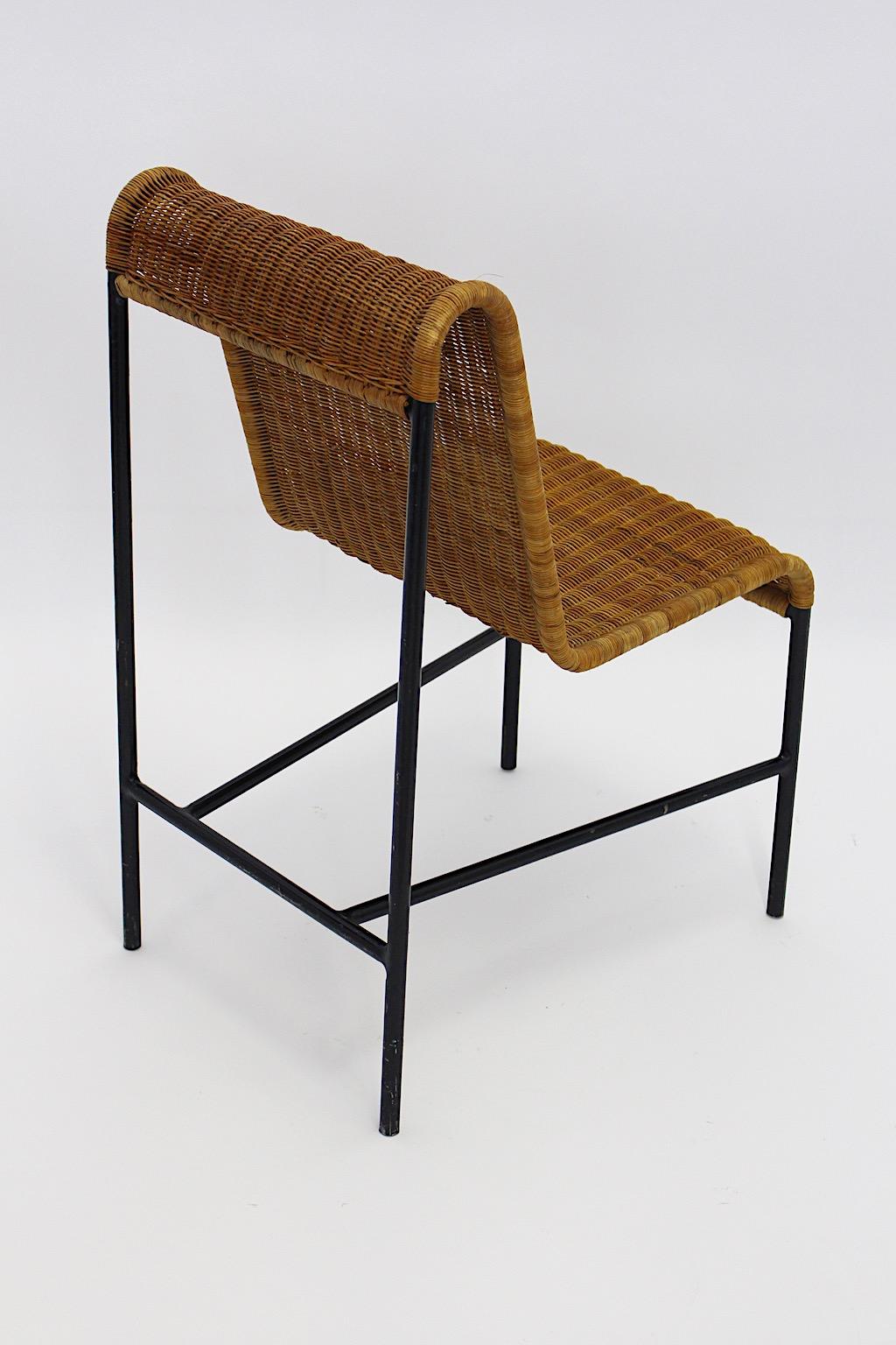 Organischer Moder Mid-Century Modern Vintage-Stuhl Harold Cohen Davis Pratt 1953 USA (Organische Moderne) im Angebot