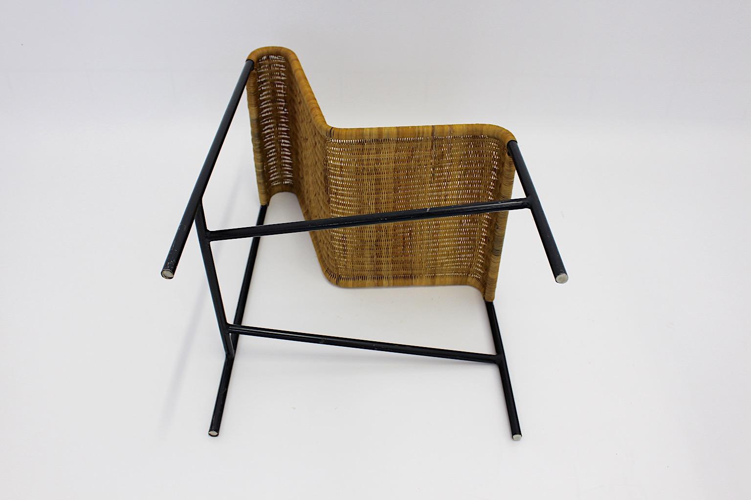 Organic Moder Mid Century Modern Vintage Chair Harold Cohen Davis Pratt 1953 USA In Good Condition For Sale In Vienna, AT