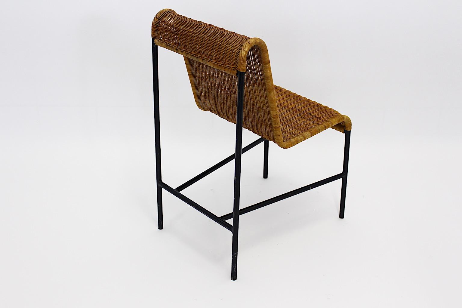 Organischer Moder Mid-Century Modern Vintage-Stuhl Harold Cohen Davis Pratt 1953 USA (Mitte des 20. Jahrhunderts) im Angebot