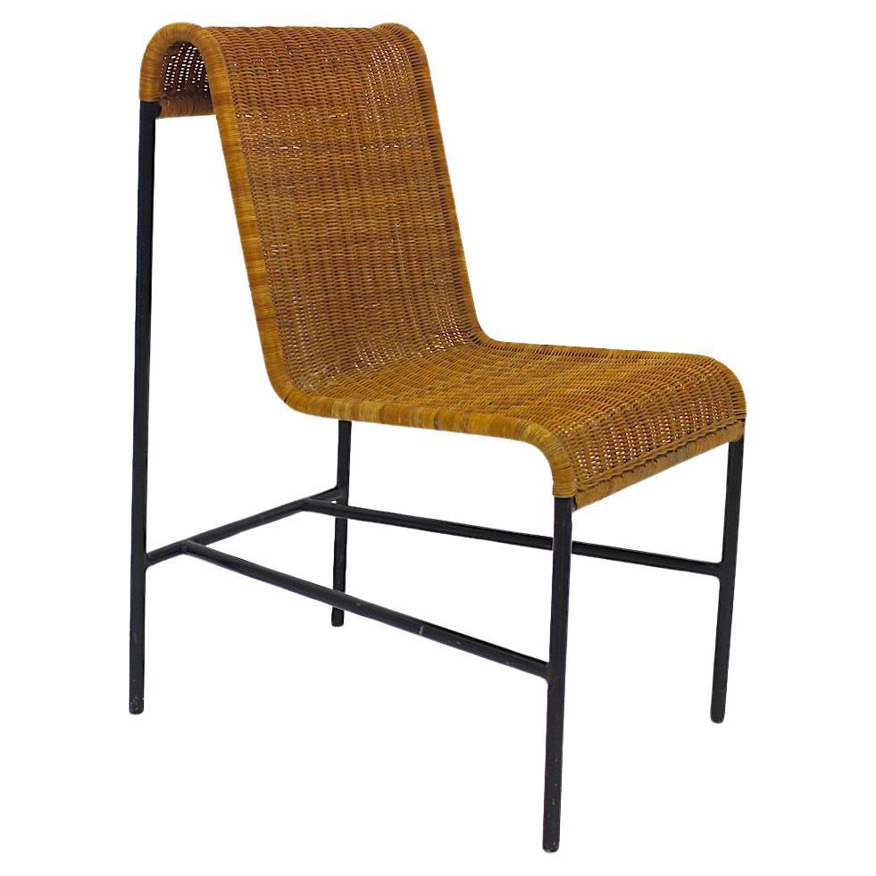 Organic Moder Mid Century Modern Vintage Chair Harold Cohen Davis Pratt 1953 USA For Sale