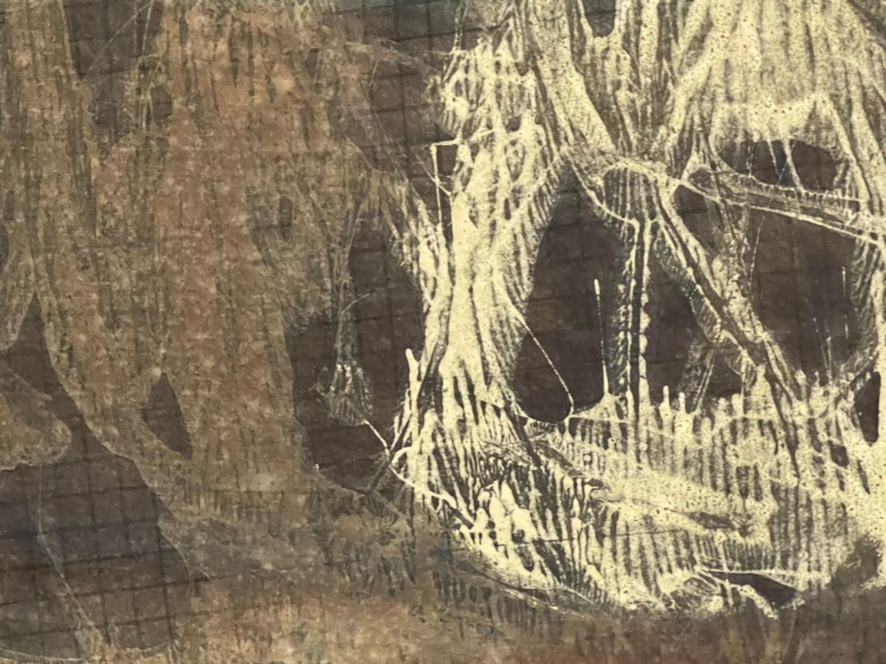 Austriaco Moderno organico  Pittura astratta a tecnica mista in vendita