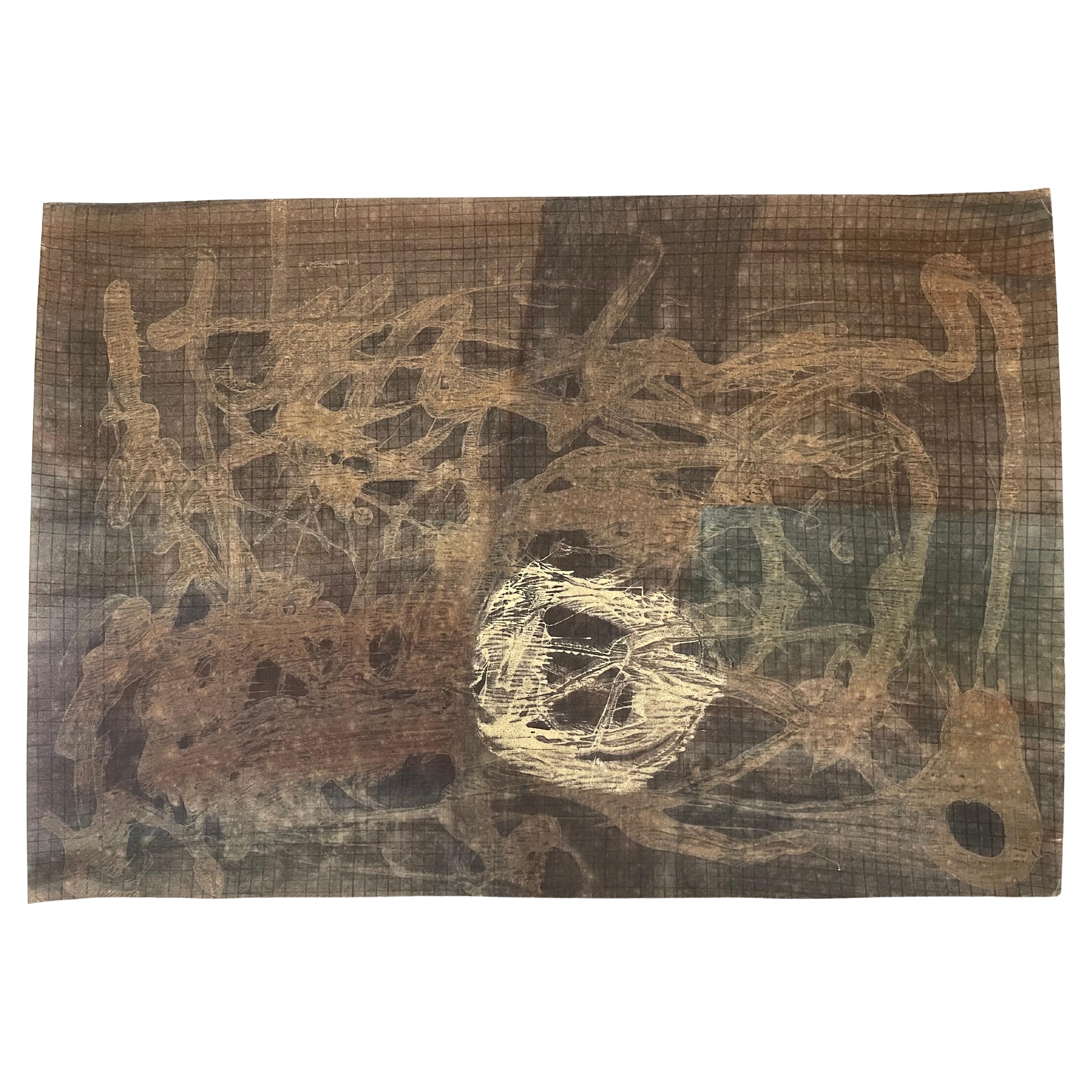 Moderno organico  Pittura astratta a tecnica mista