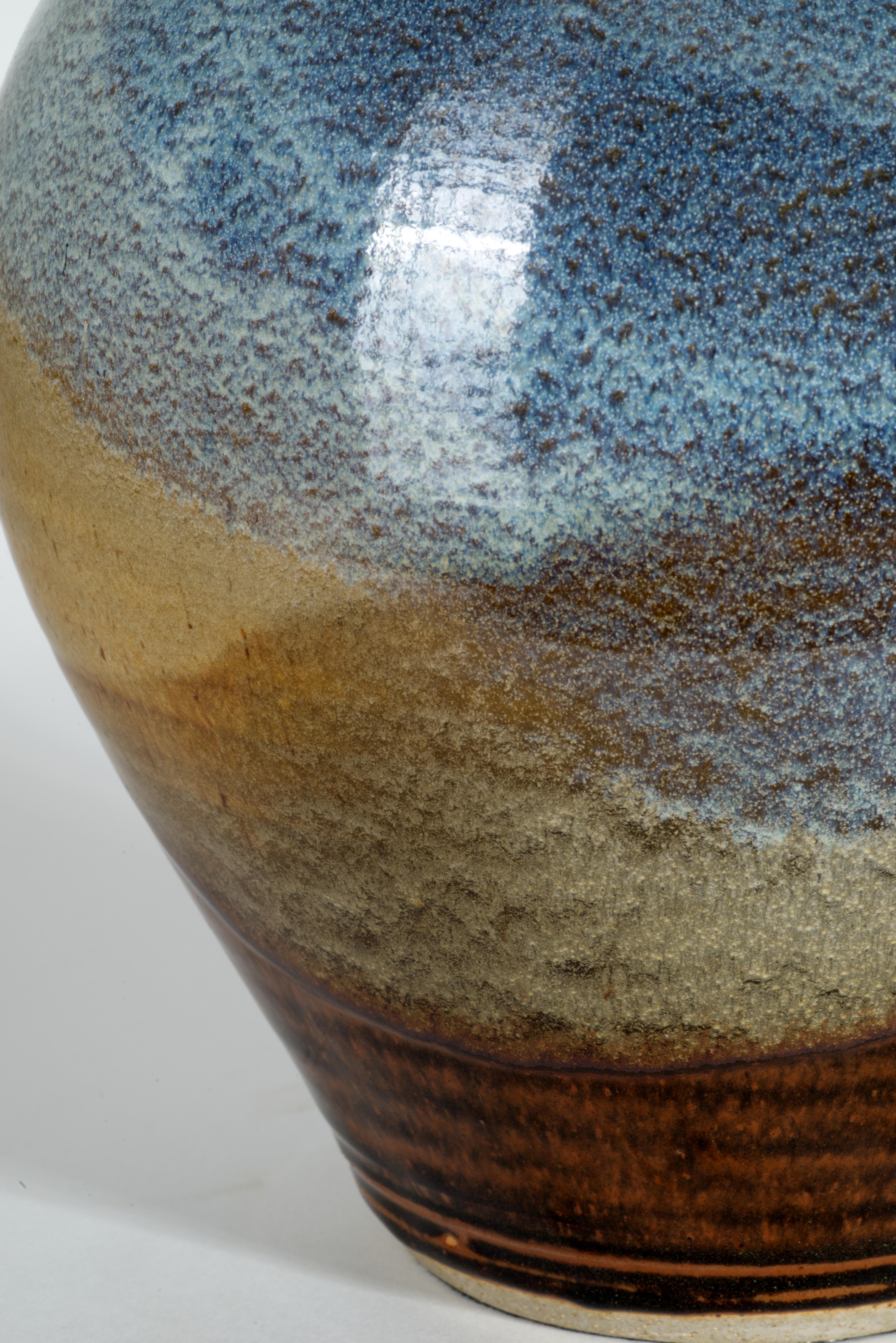 Lampe de table d'appoint organique, American Art Studio Pottery en vente 2