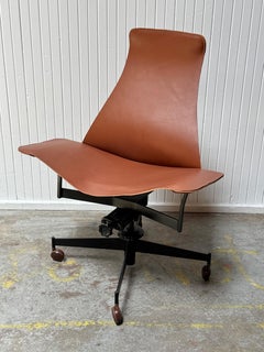 Organic Modern Adjustable Office / Home Sling Chair by William Katavolos