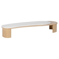 Organic Modern Armona Coffee Table, Lasa Marble, Handmade Portugal by Greenapple
