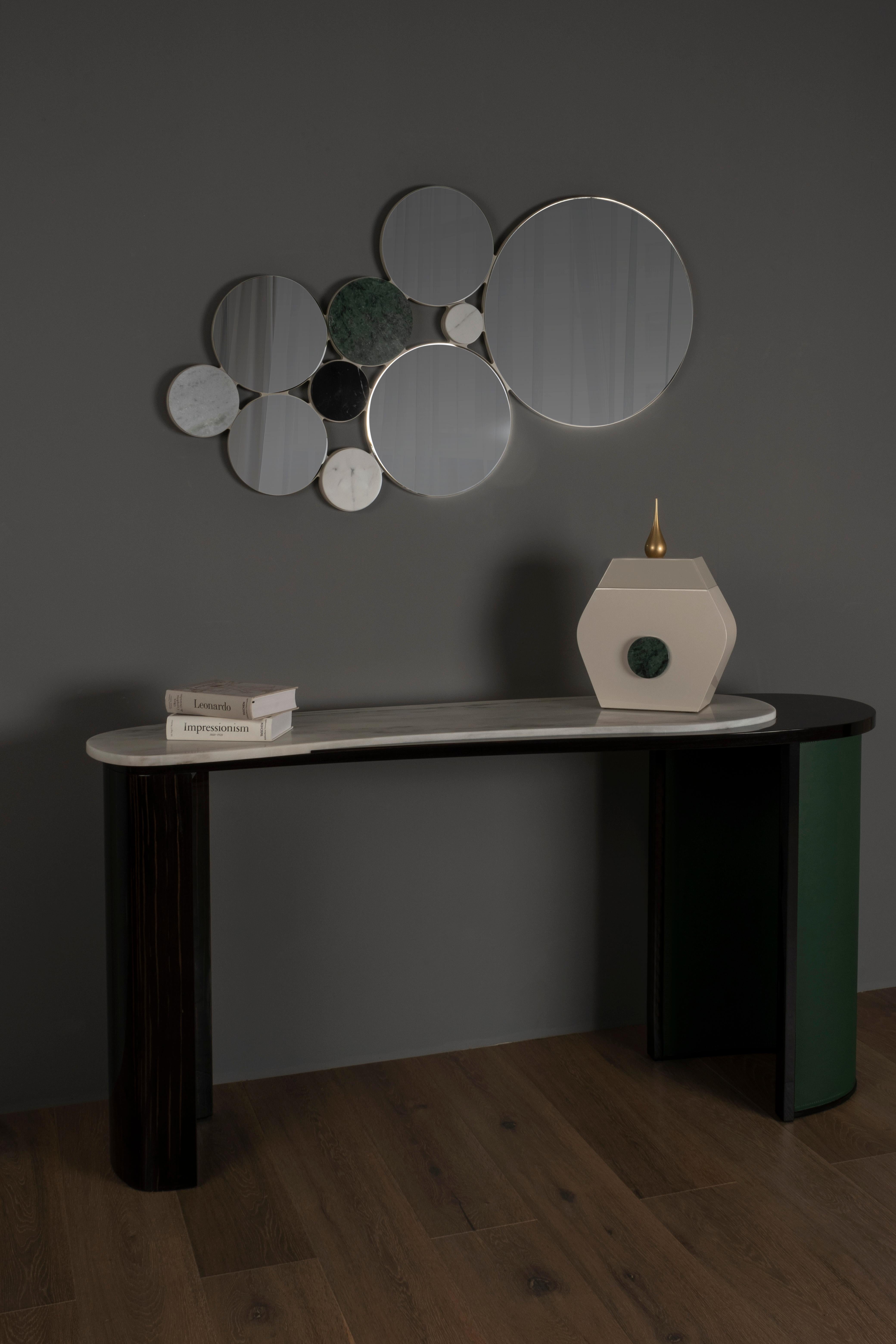 Organic Modern Armona Console Table, Nilo Onyx, Handmade Portugal by Greenapple In New Condition For Sale In Lisboa, PT