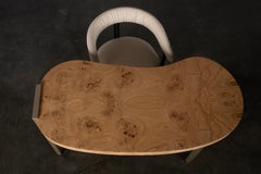 Organic Modern Armona Desk, Oak Root, Handmade in Portugal by Greenapple