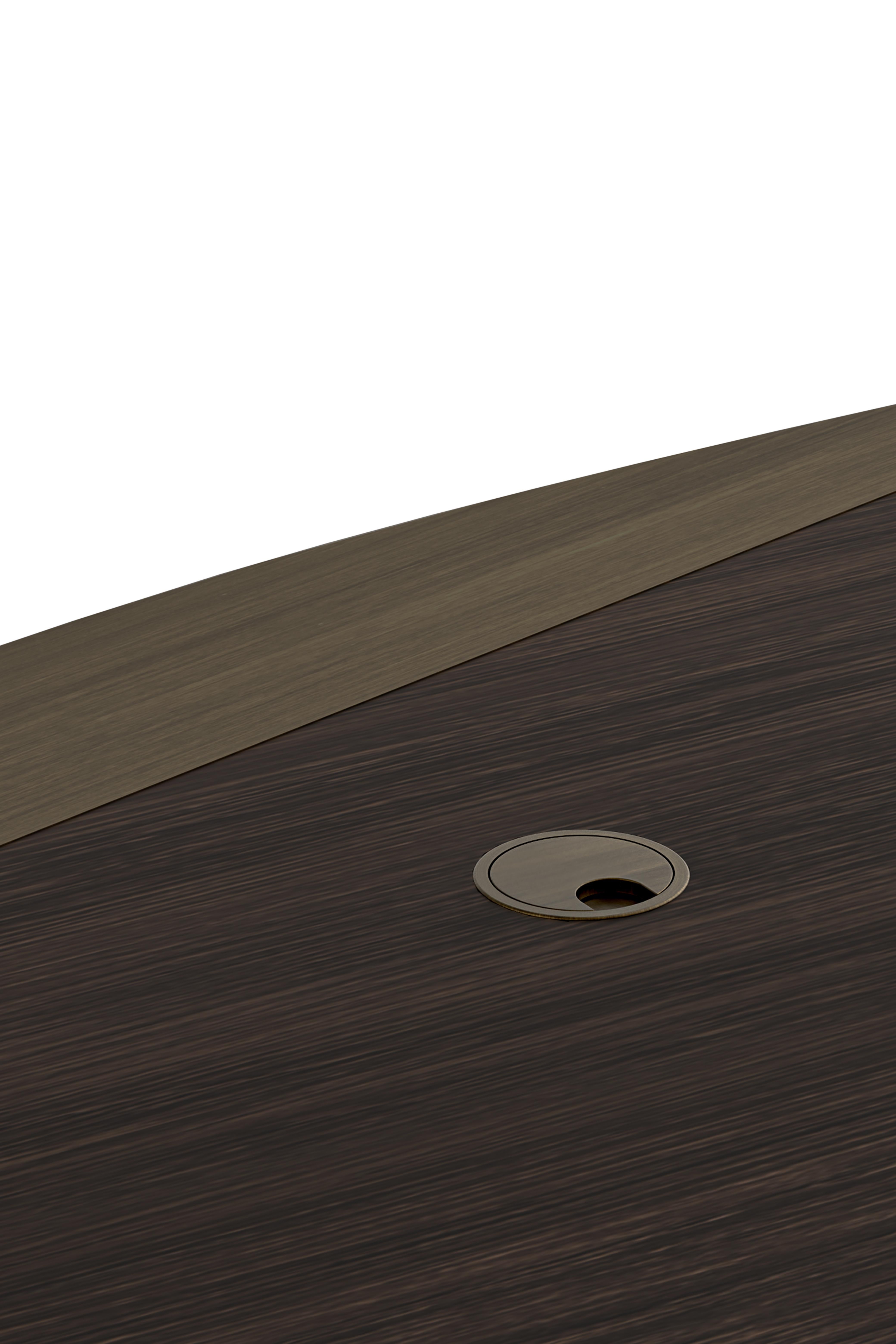 Brossé Bureau The Moderns Modernity, Granit de Patagonie, Oak, Handmade Portugal Greenapple en vente