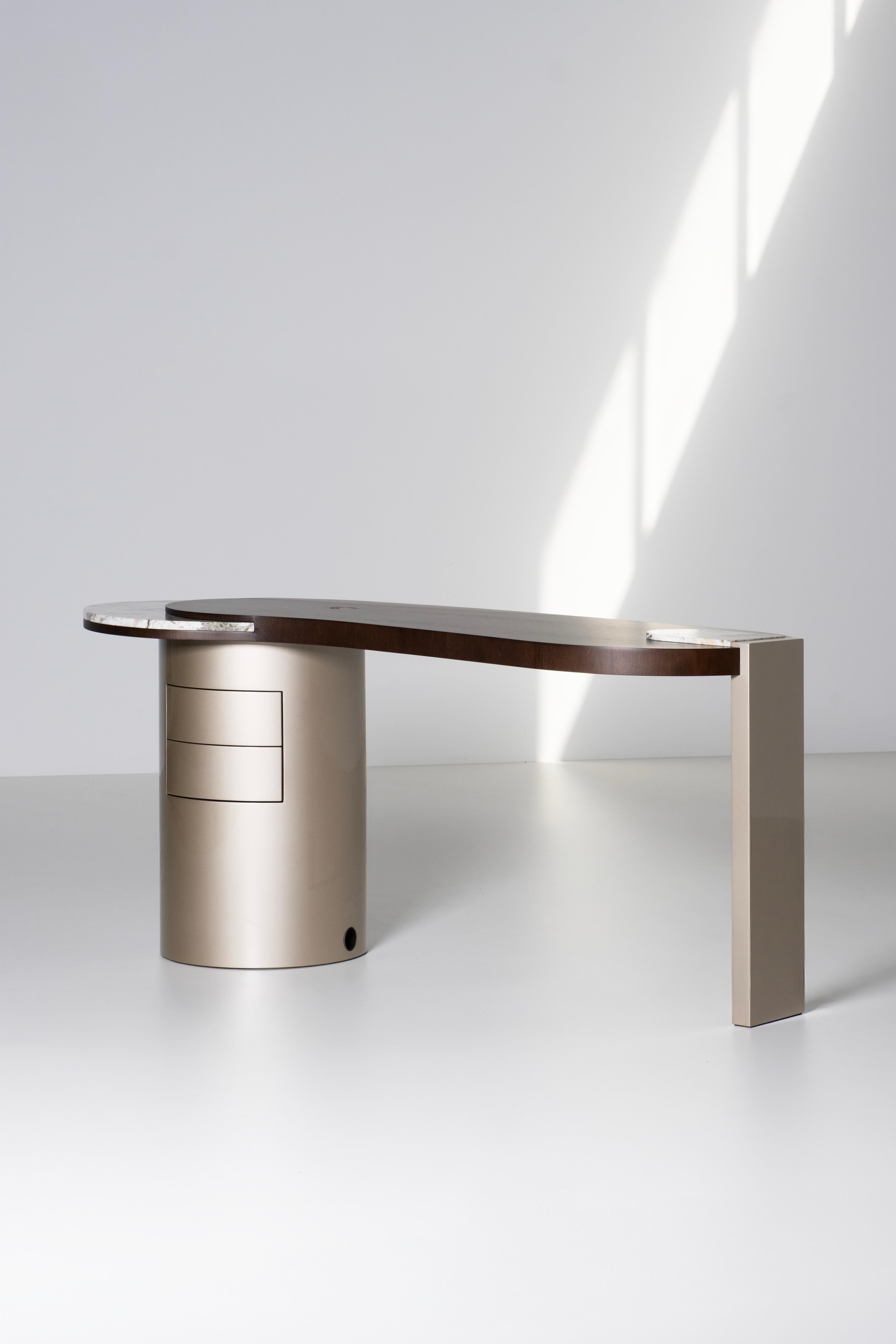 Bureau The Moderns Modernity, Granit de Patagonie, Oak, Handmade Portugal Greenapple Neuf - En vente à Lisboa, PT