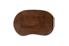 Organic Modern Armona Desk, Walnut, Handmade in Portugal by Greenapple