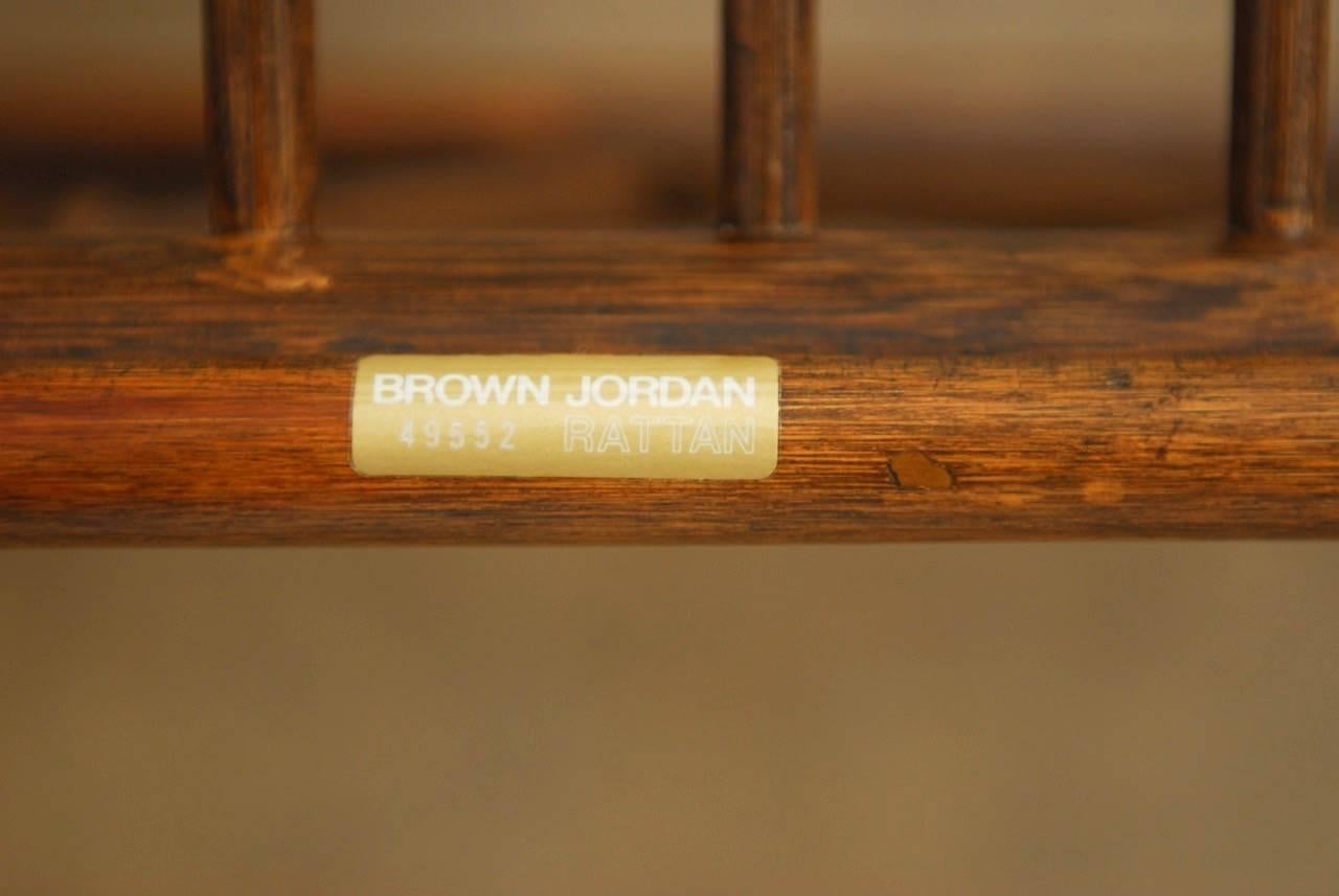Organic Modern Bamboo Rattan Sofa by Brown Jordan 1