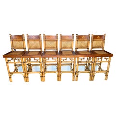 Organic Modern Bar Stool Attributed to Pacific Green, 6 Available