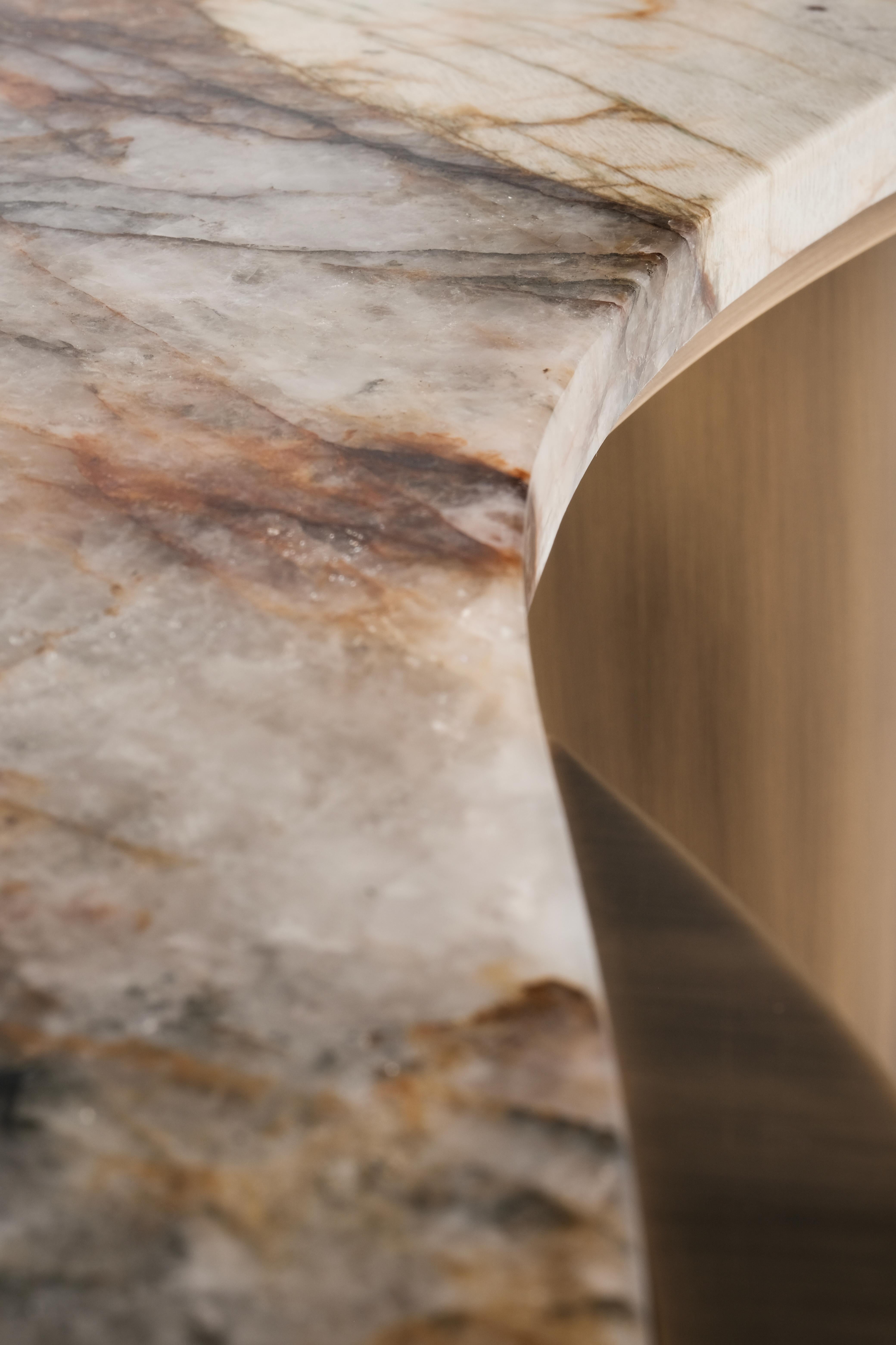 Table basse Bordeira, laiton, fabriquée à la main au Portugal par Greenapple en vente 2