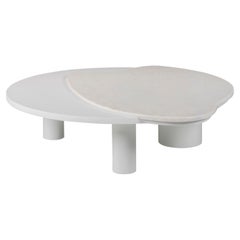 Organic Modern Bordeira Coffee Table, Marble, Handmade in Portugal by Greenapple