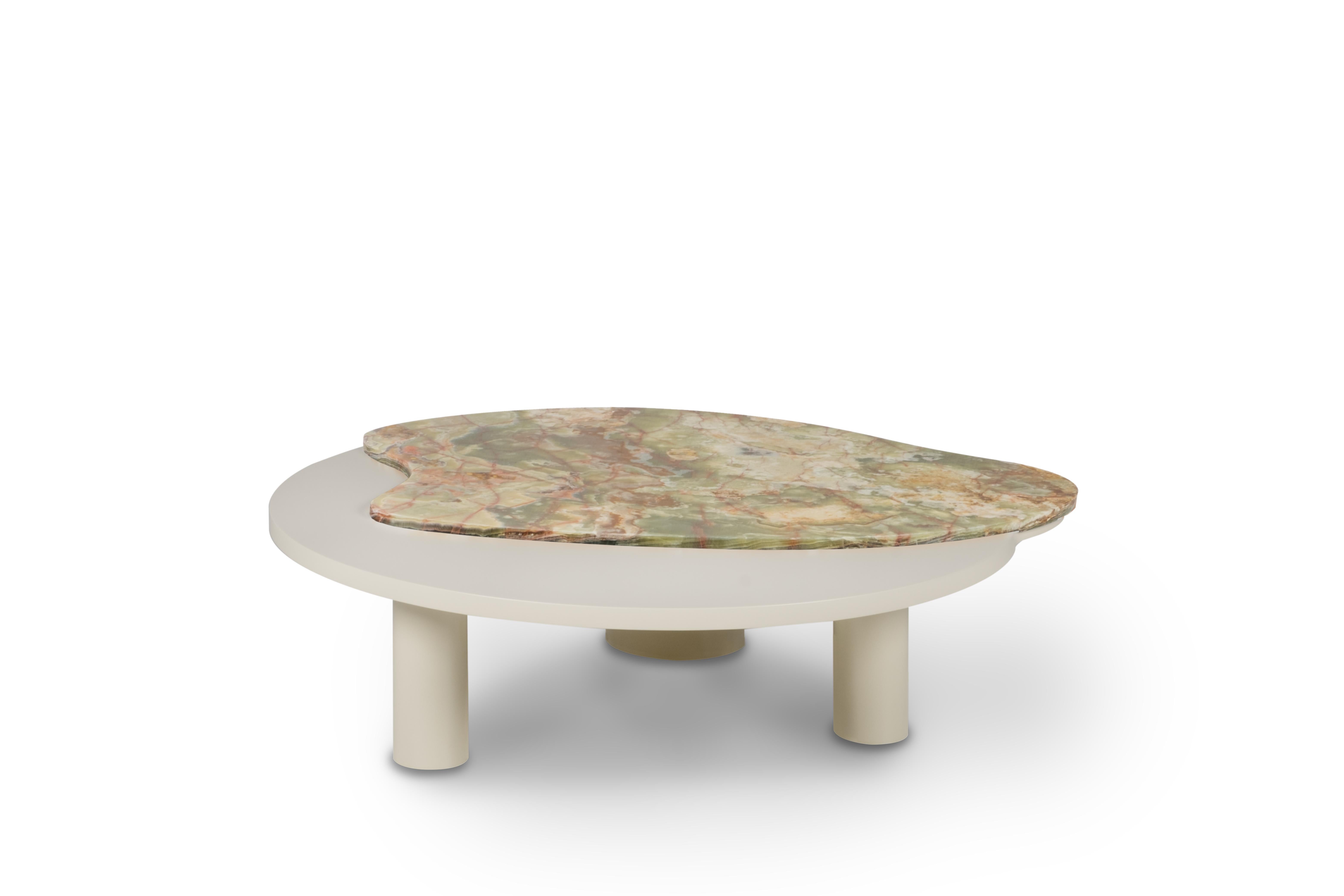 Organic Modern Bordeira Coffee Table, Onyx, Handmade in Portugal by Greenapple In New Condition For Sale In Lisboa, PT