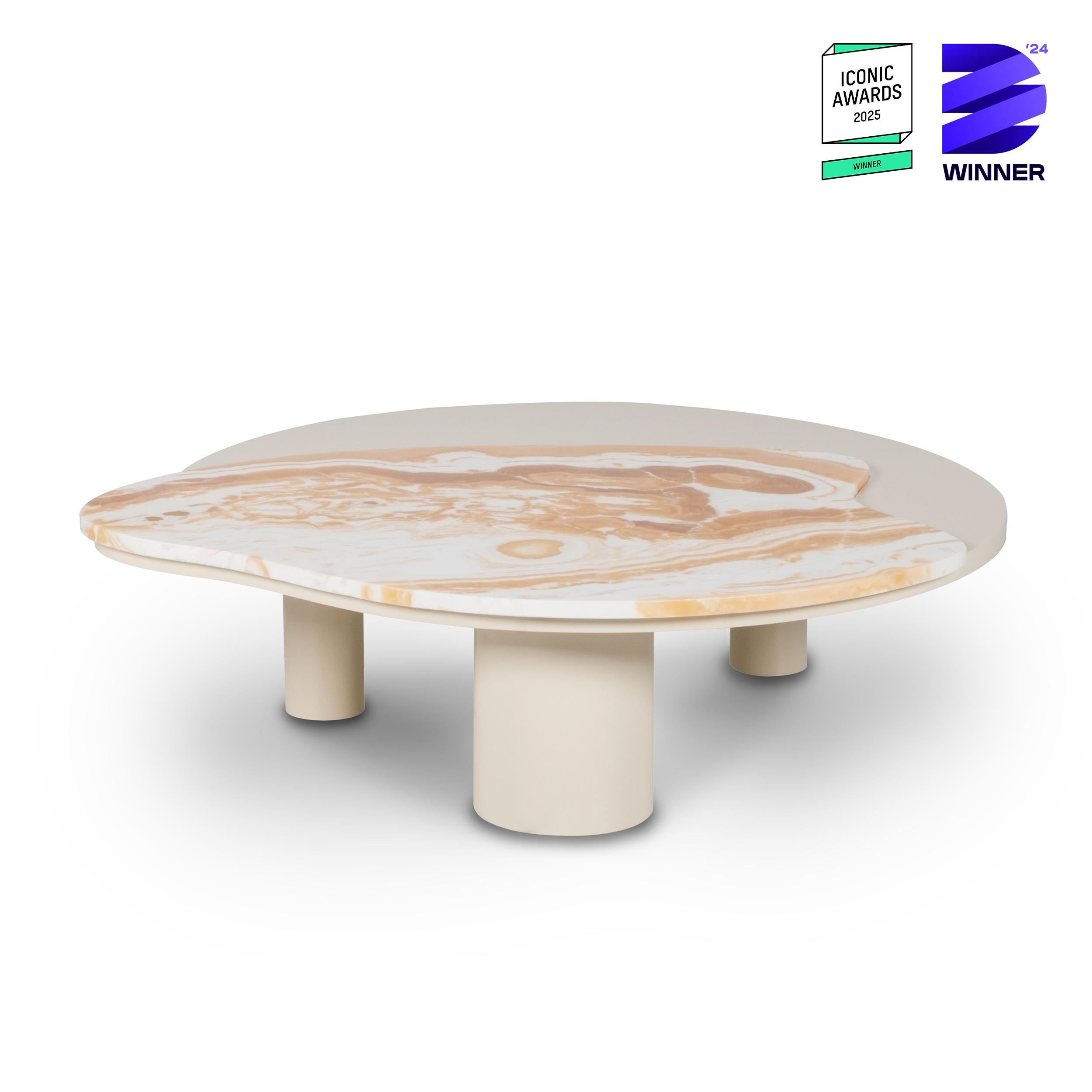 Organischer moderner Bordeira-Couchtisch, Onyx, handgefertigt in Portugal von Greenapple