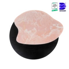 Organischer moderner Bordeira-Couchtisch, rosa Onyx, handgefertigt Portugal von Greenapple