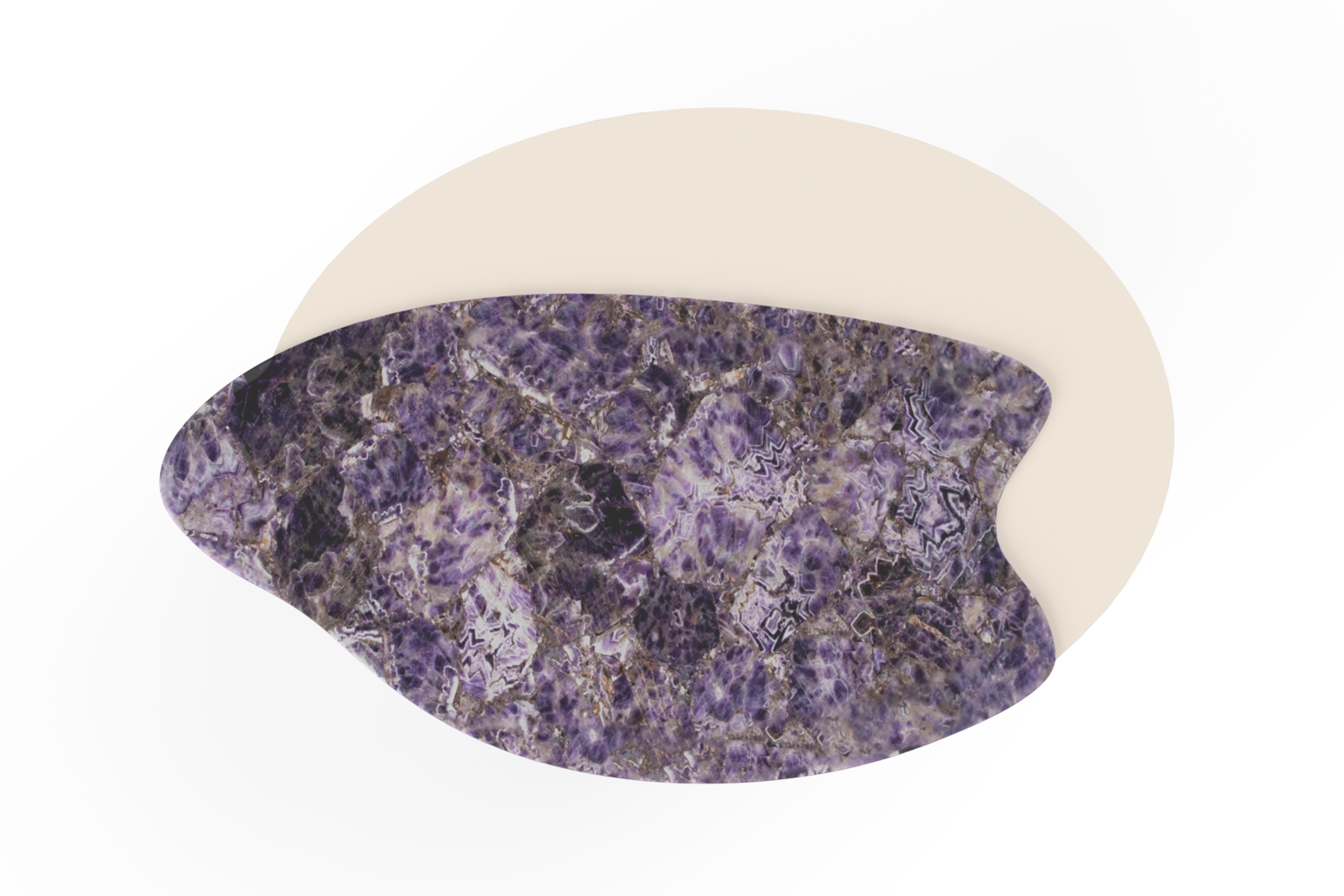 Organic Modern Bordeira Couchtische, Amethyst, Handmade Portugal Greenapple im Angebot 6