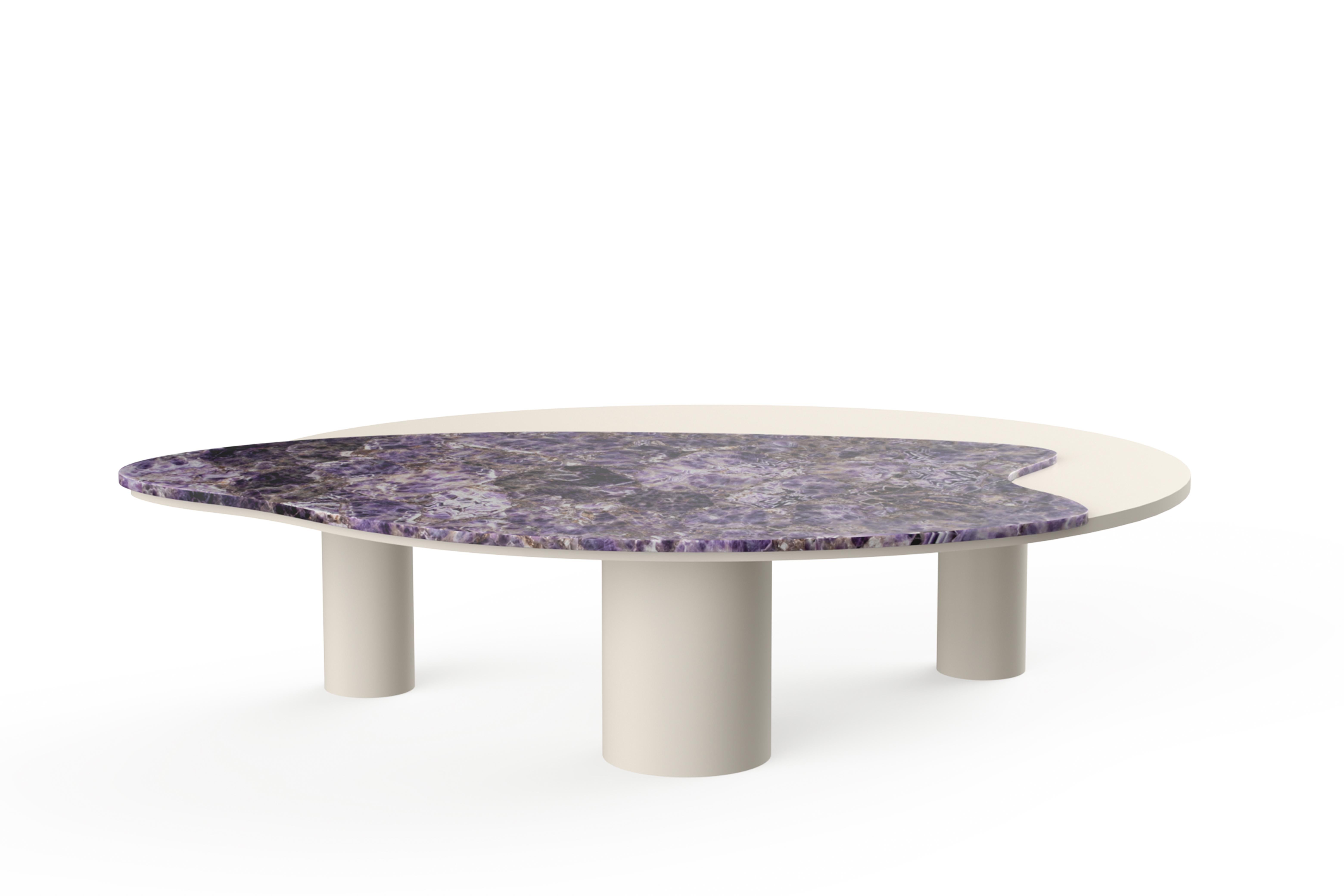 Organic Modern Bordeira Couchtische, Amethyst, Handmade Portugal Greenapple (Moderne) im Angebot