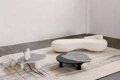 Organic Modern Bordeira Coffee Tables, Amethyst, Handmade Portugal Greenapple