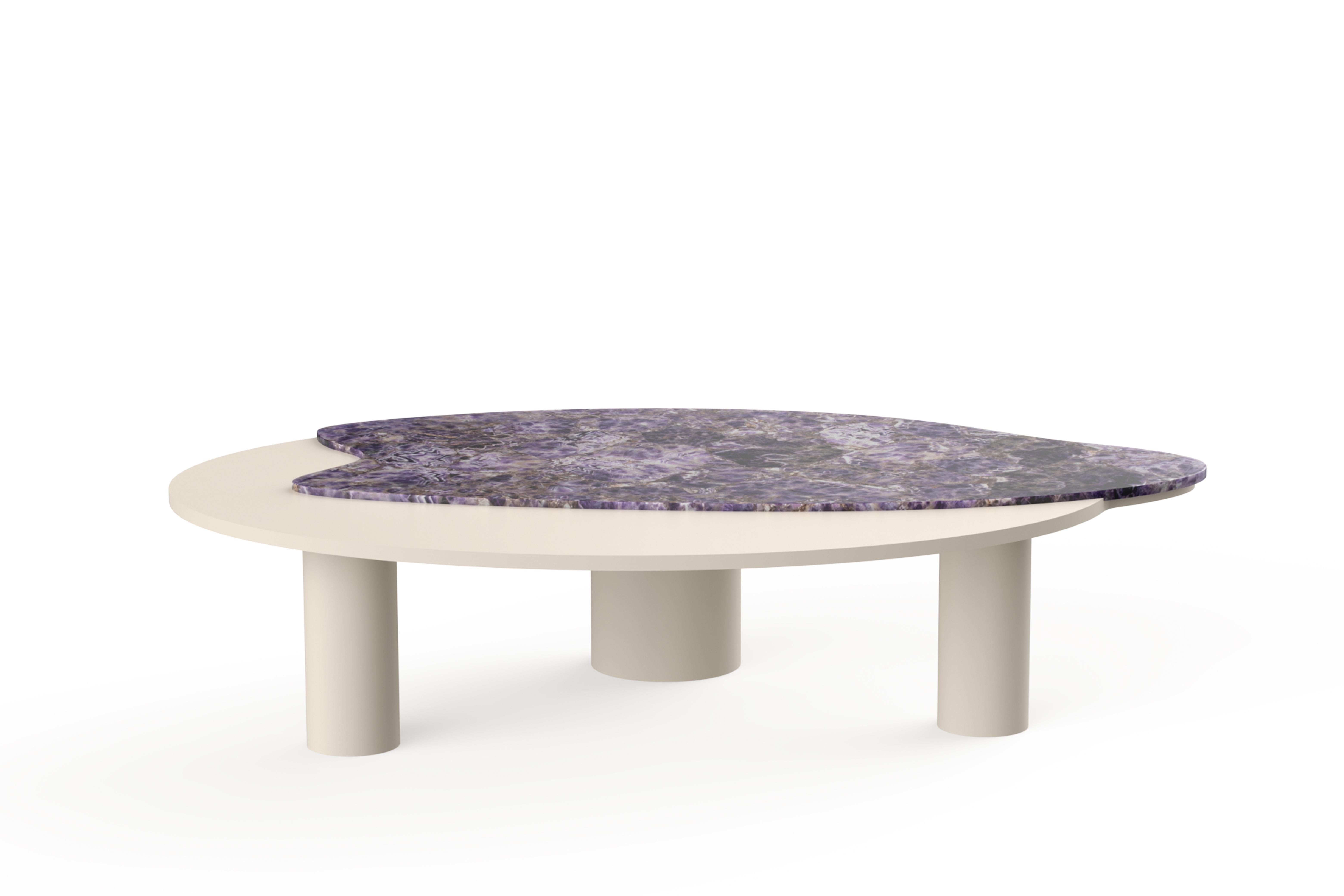 Organic Modern Bordeira Couchtische, Amethyst, Handmade Portugal Greenapple (21. Jahrhundert und zeitgenössisch) im Angebot