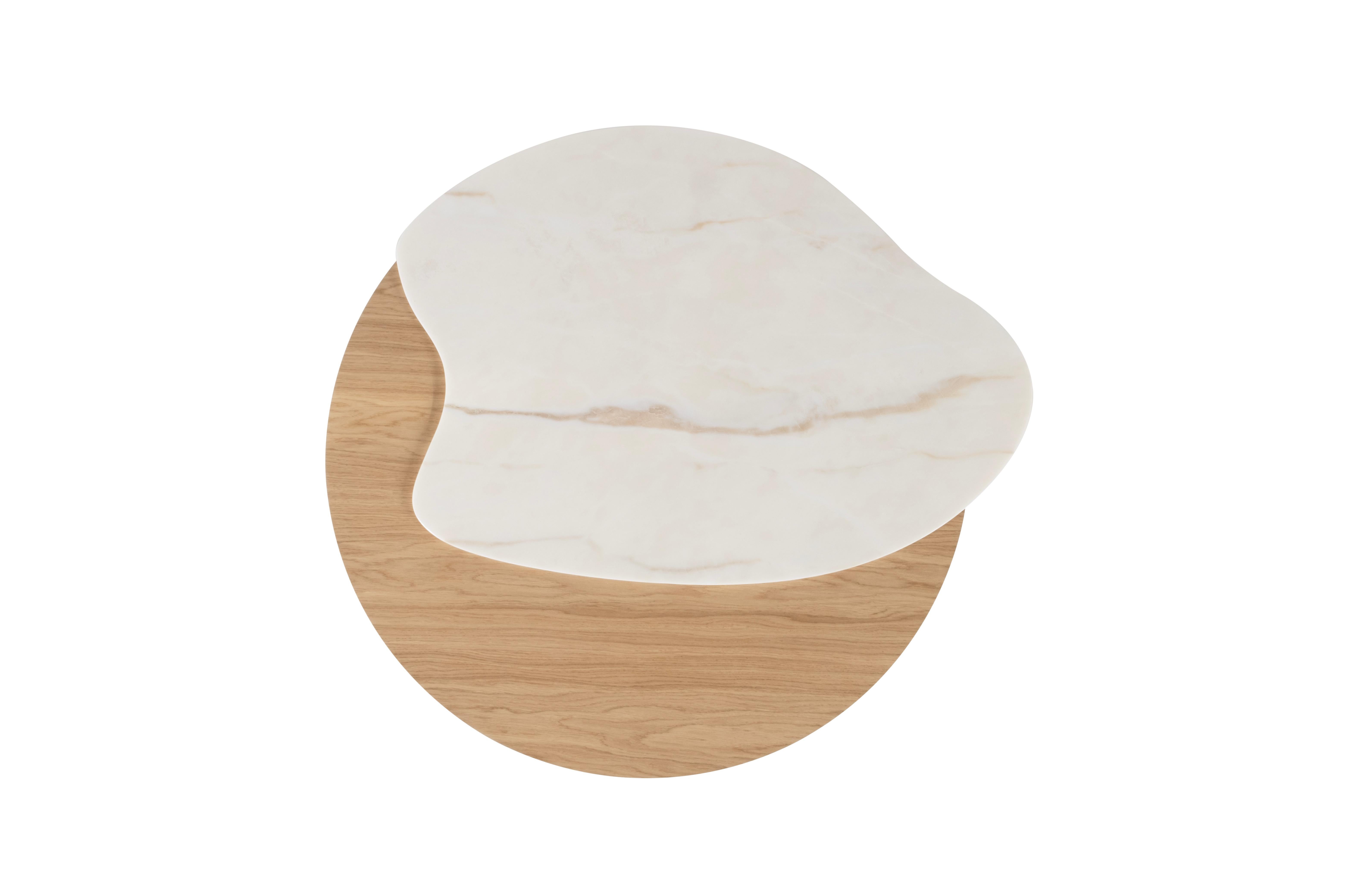 Organic Modern Bordeira Couchtische, Calacatta, Handmade Portugal Greenapple (Moderne) im Angebot