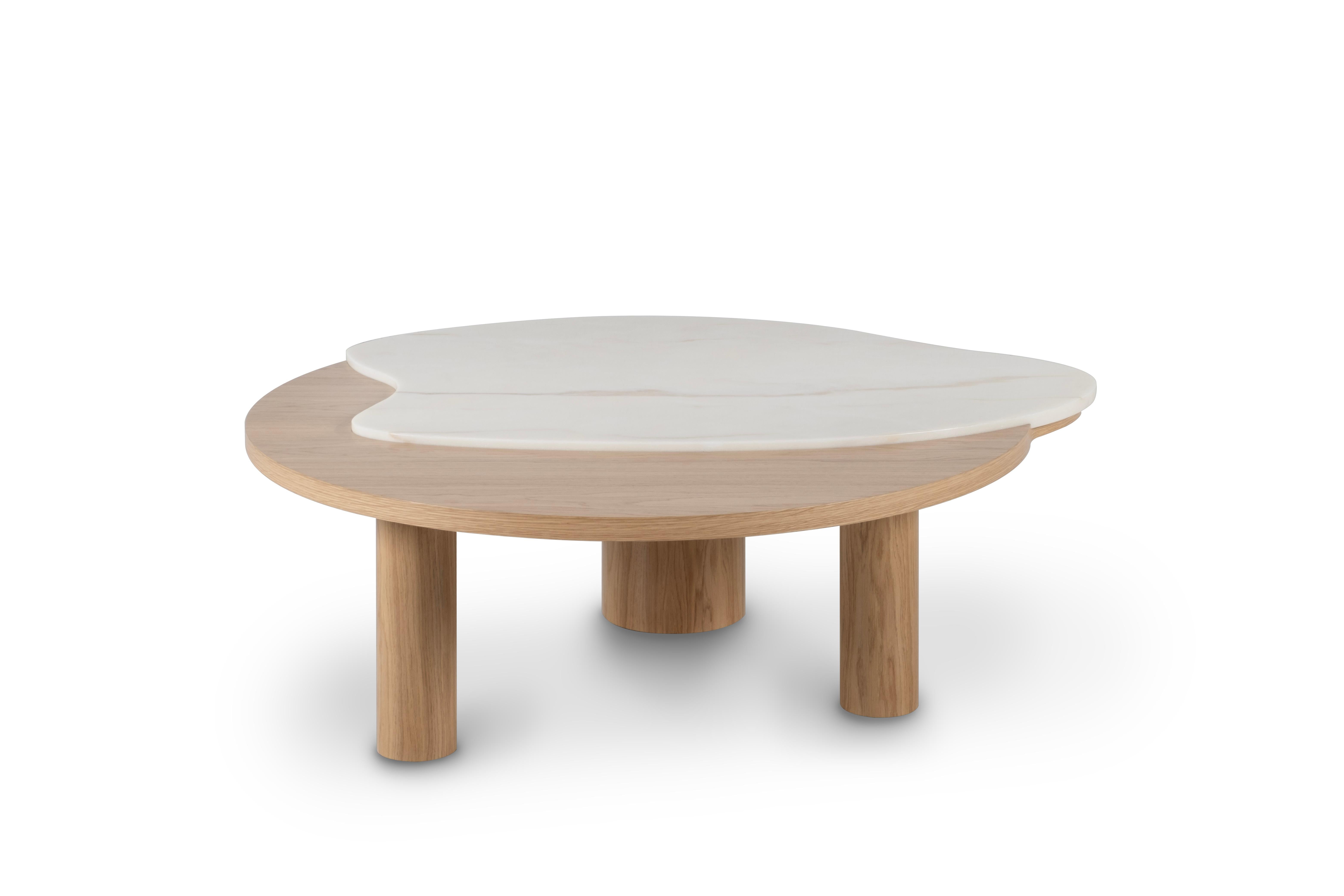 Organic Modern Bordeira Couchtische, Calacatta, Handmade Portugal Greenapple im Angebot 2