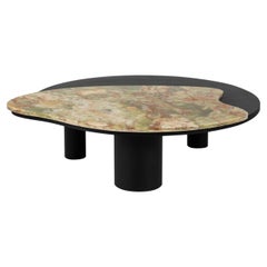 Organic Modern Bordeira Coffee Tables, Green Onyx, Handmade Portugal Greenapple