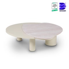 Organic Modern Bordeira Coffee Tables, Marble, Handmade Portugal by Greenapple