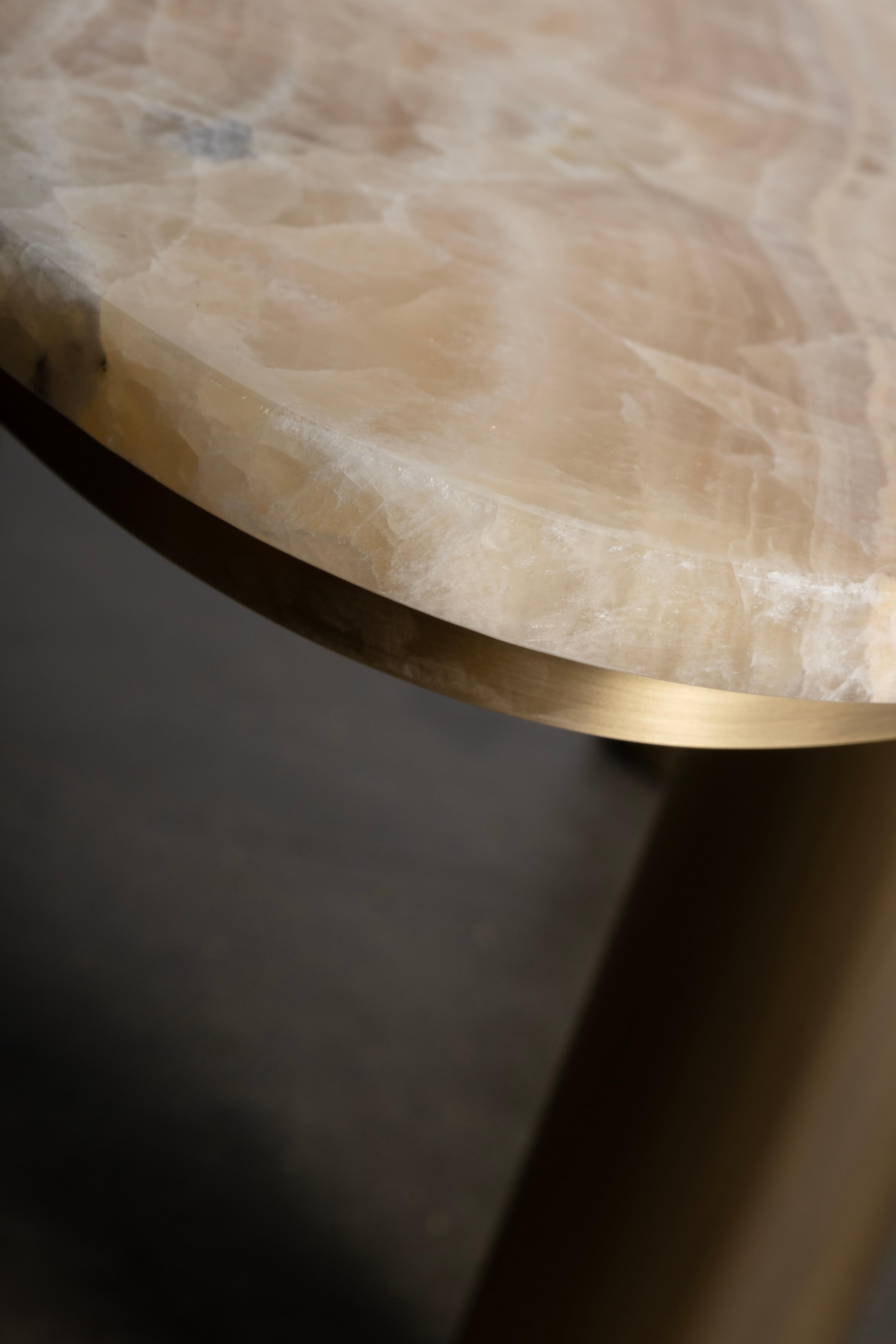 Organic Modern Bordeira Couchtische, Onyx Messing, Handmade Portugal Greenapple im Angebot 10