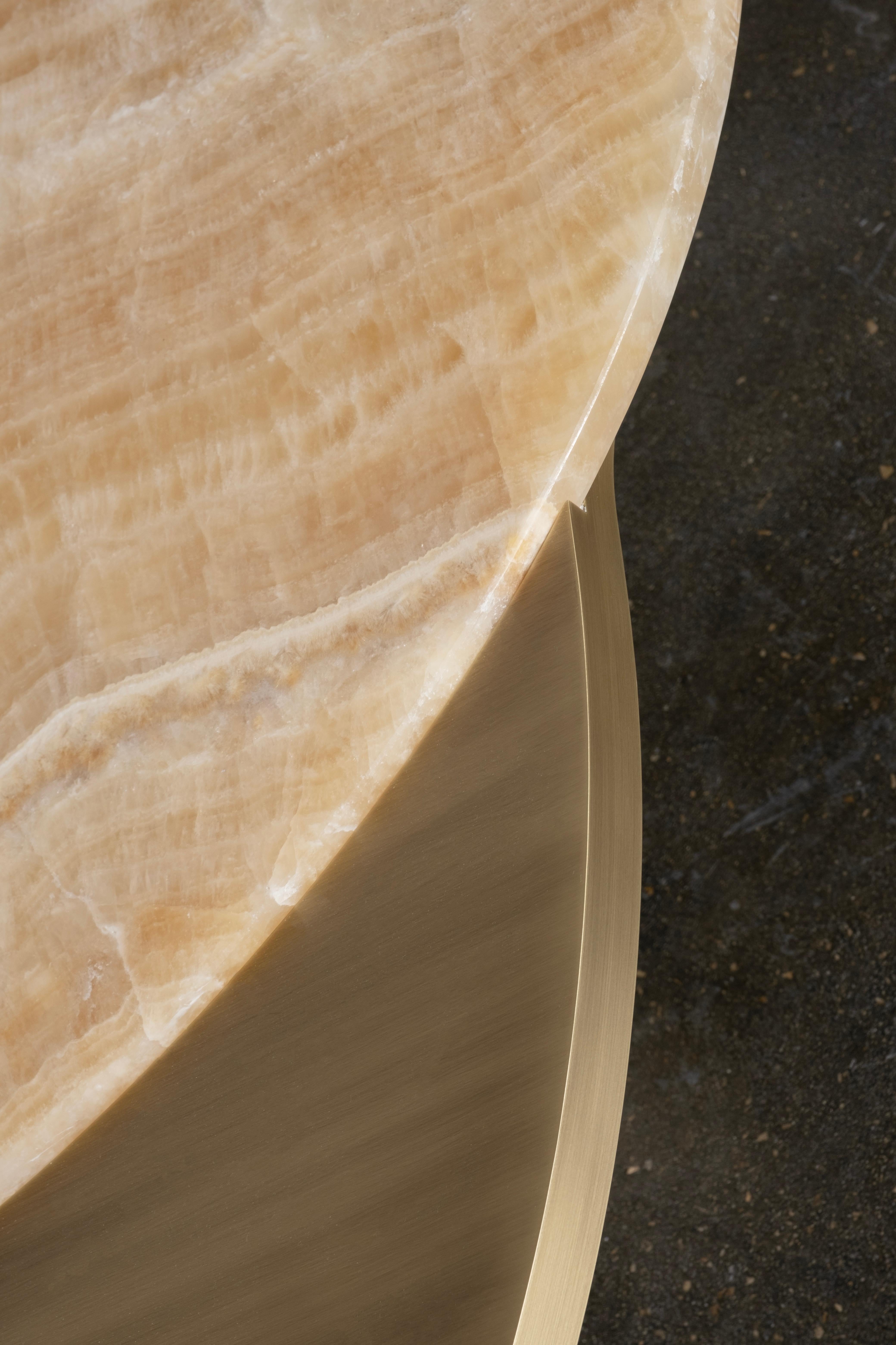 Organic Modern Bordeira Couchtische, Onyx Messing, Handmade Portugal Greenapple im Angebot 12
