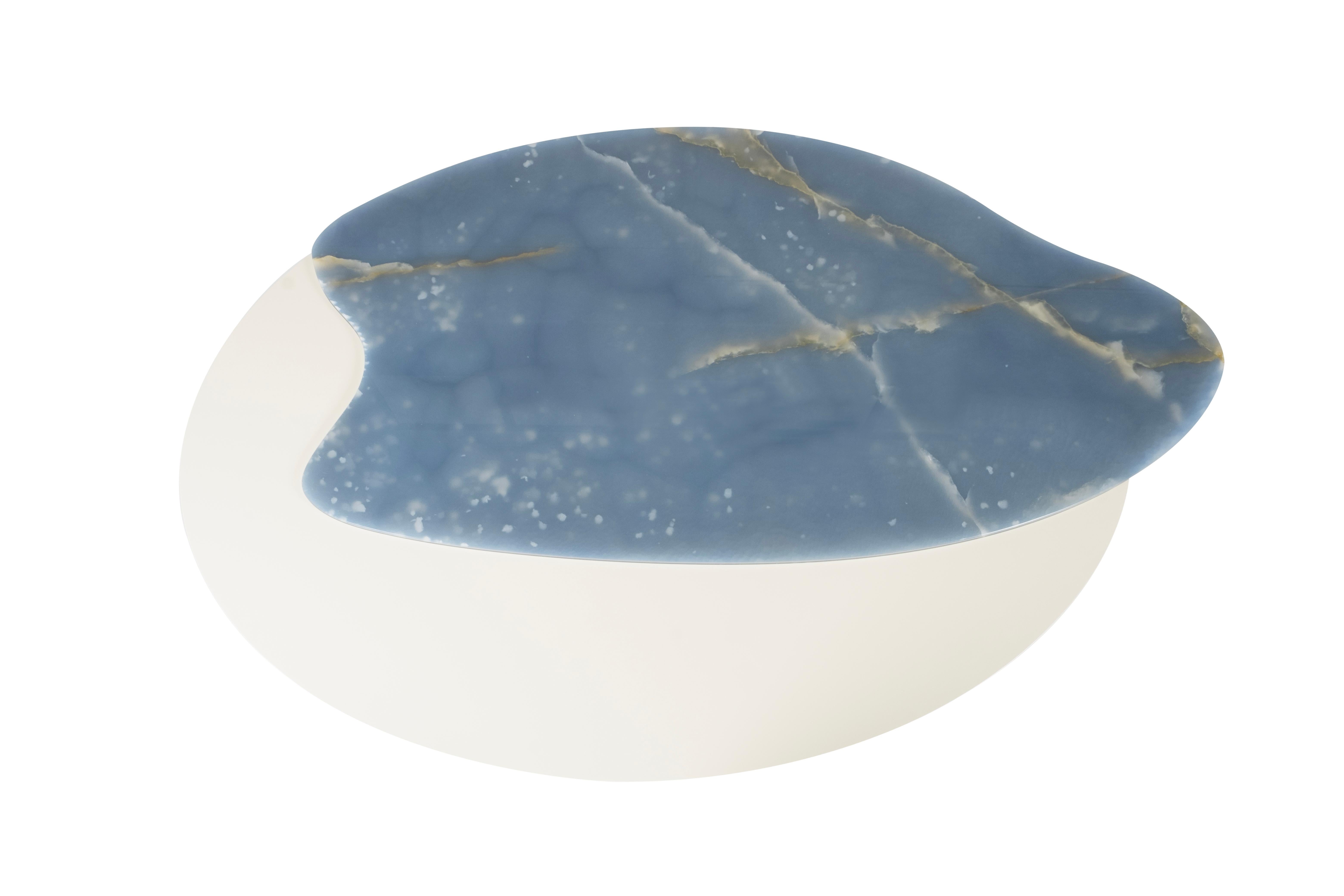 Moderne Tables basses Bordeira, onyx, fabriquées à la main au Portugal par Greenapple en vente